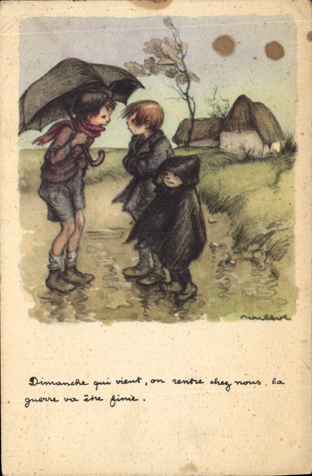 CPA Fantaisie Illustrateur Poulbot 