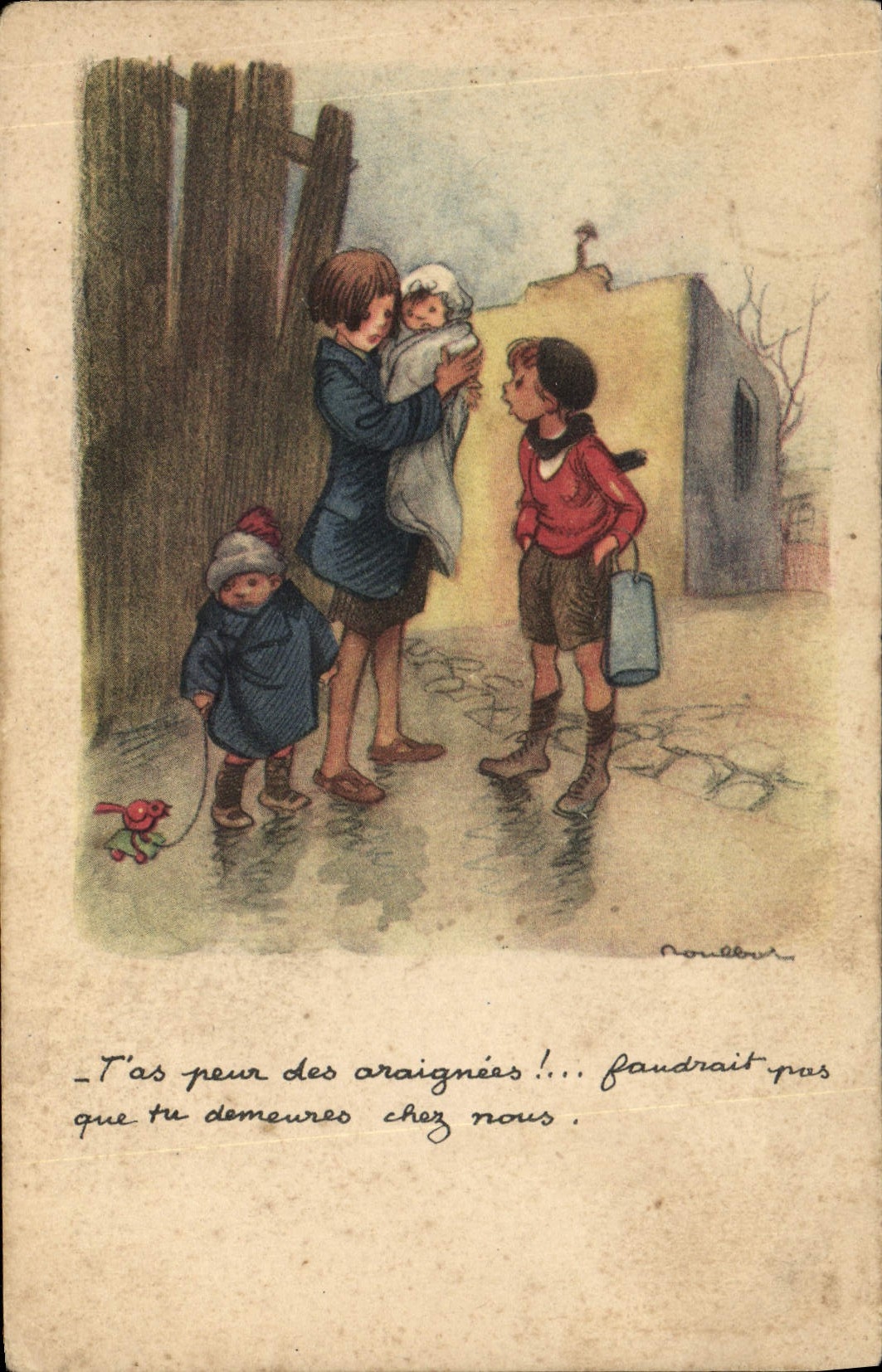 CPA Fantaisie Illustrateur Poulbot 