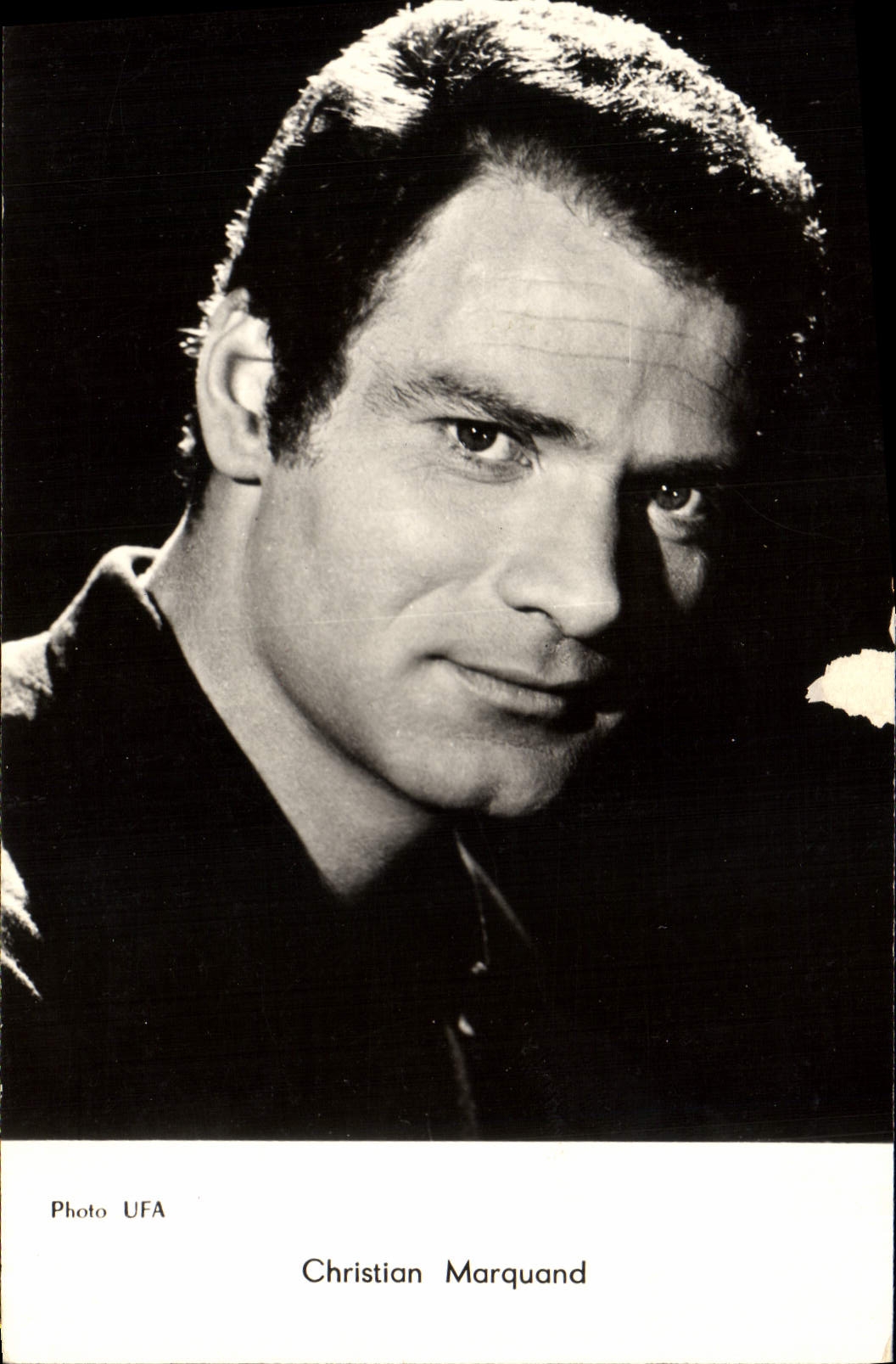 POSTAL MODERNA cristiano Marquand del cine