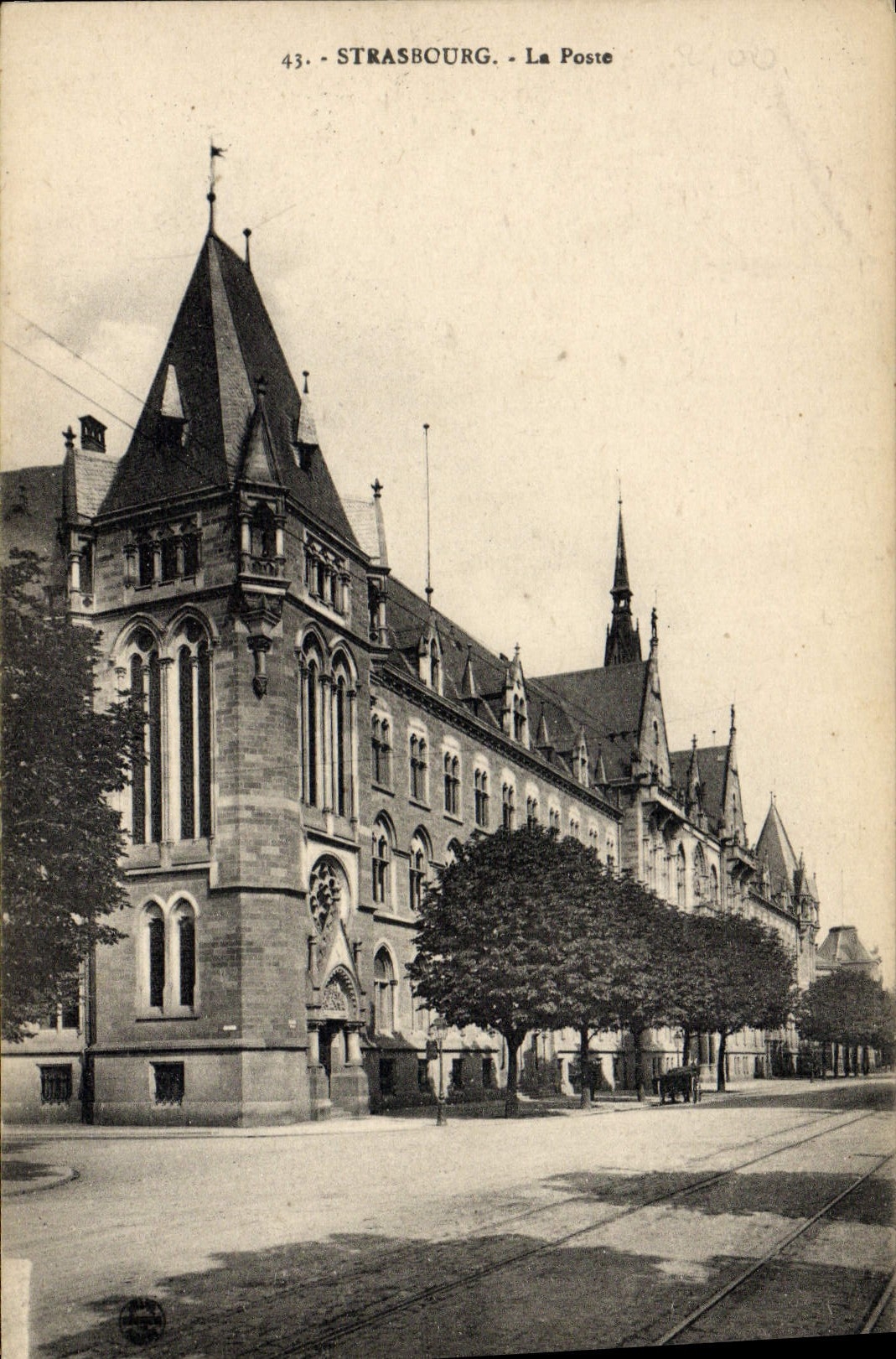CPA Poste Strasbourg