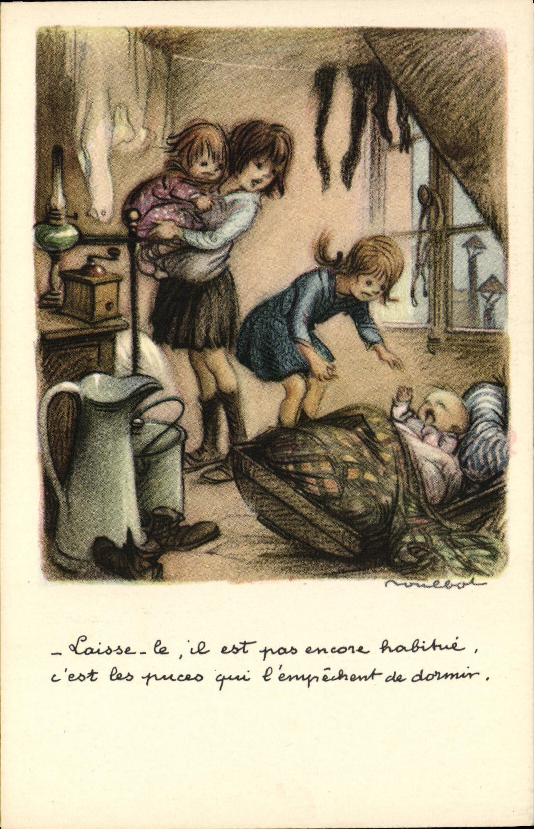 CPA Fantaisie Illustrateur Poulbot 