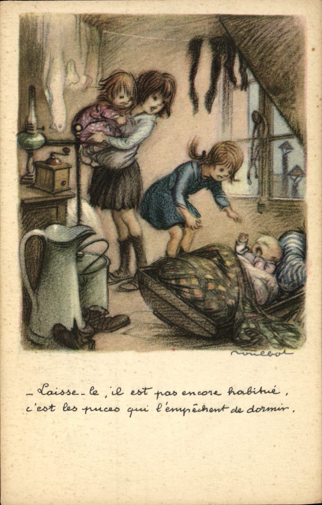 CPA Fantaisie Illustrateur Poulbot 