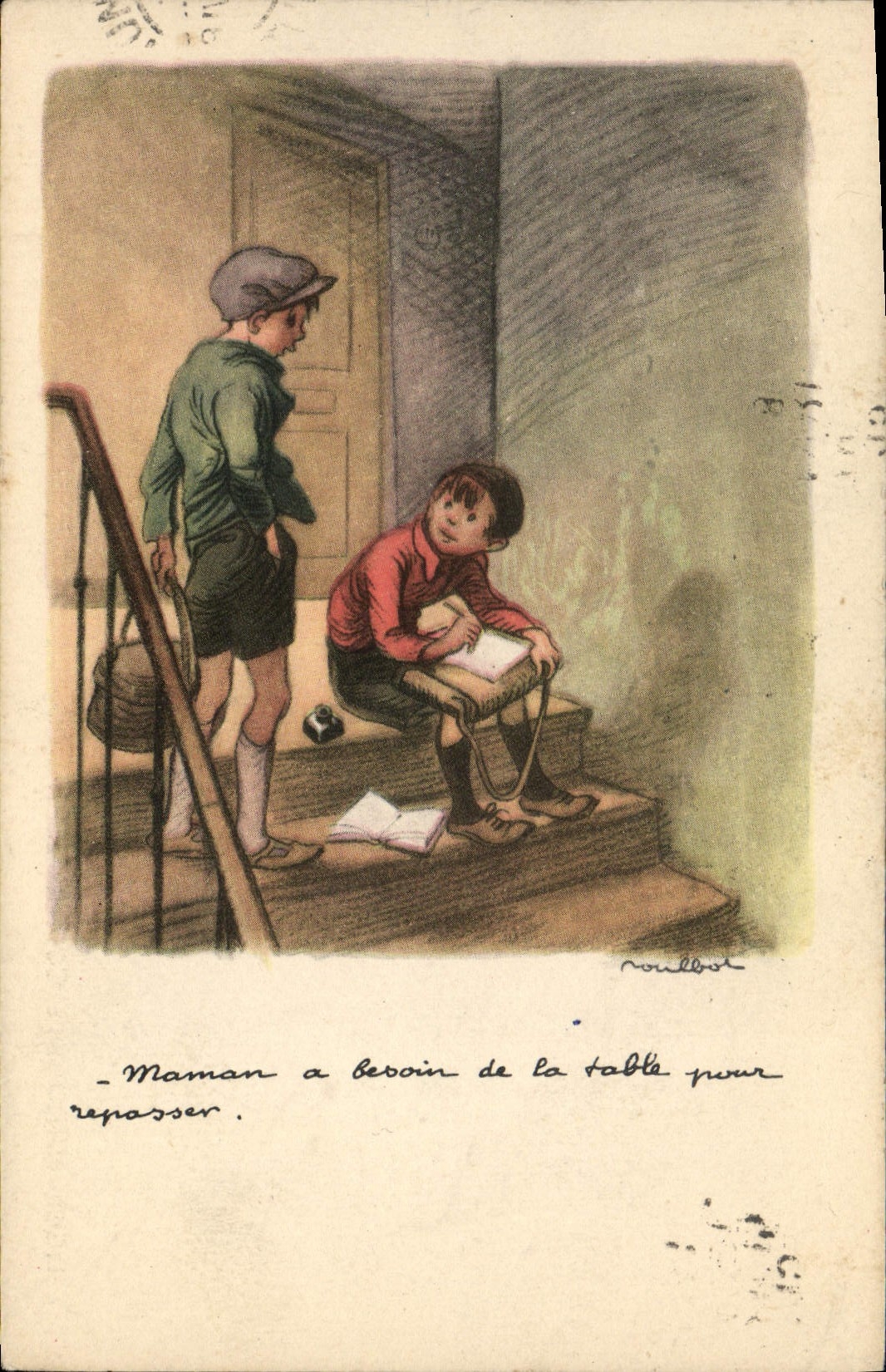 CPA Fantaisie Illustrateur Poulbot 