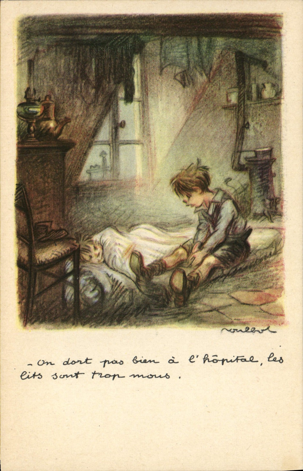 CPA Fantaisie Illustrateur Poulbot 