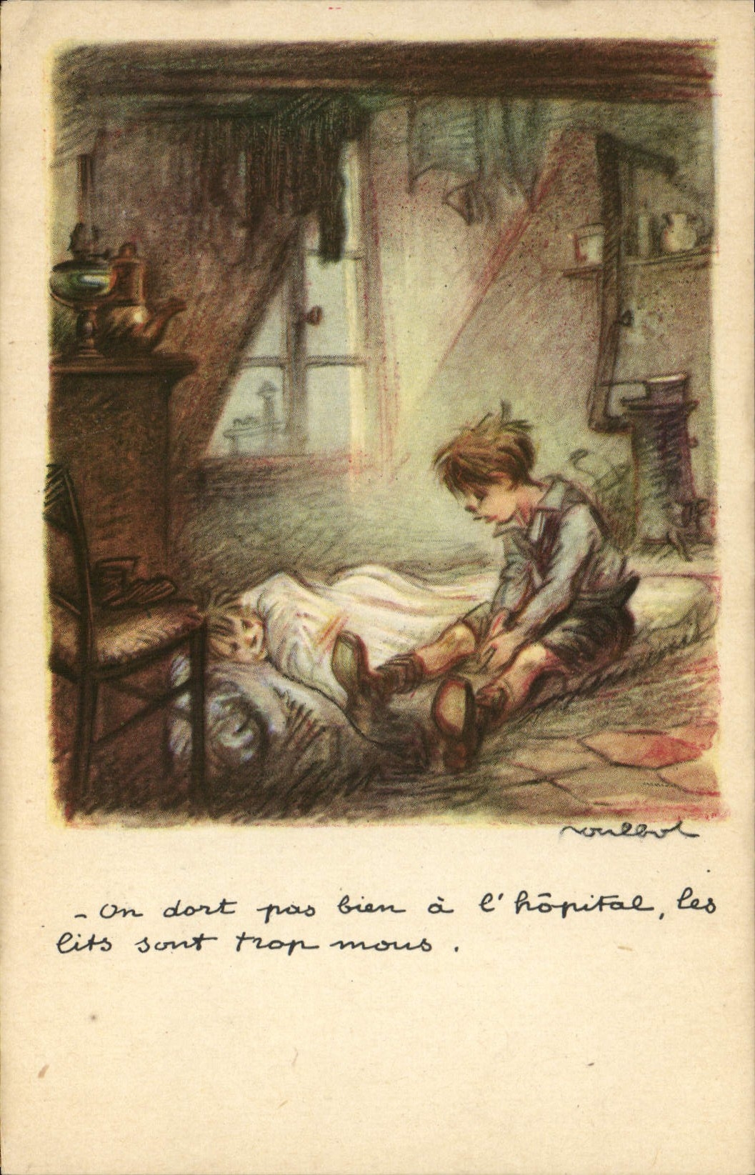 CPA Fantaisie Illustrateur Poulbot 