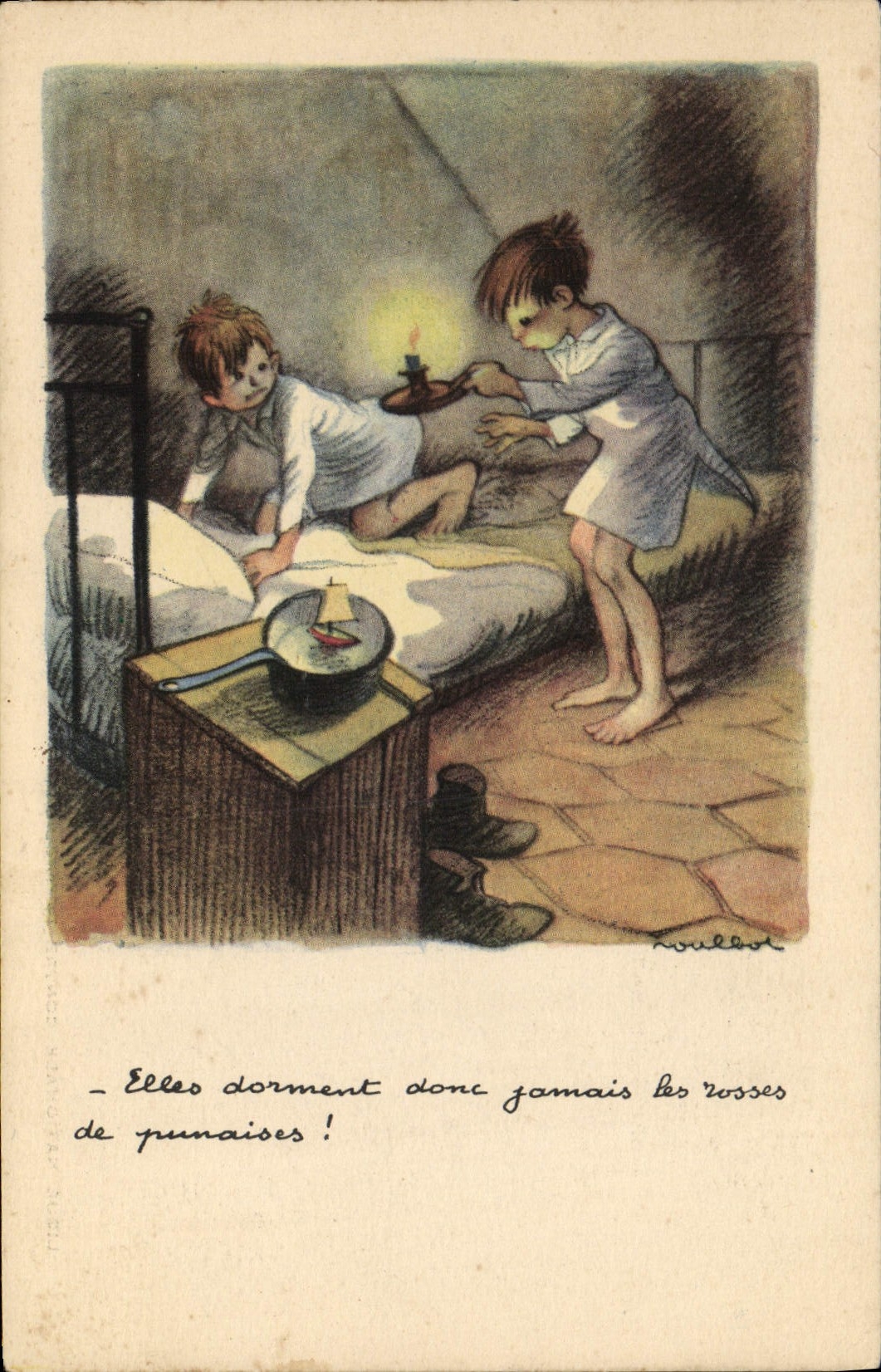 CPA Fantaisie Illustrateur Poulbot 