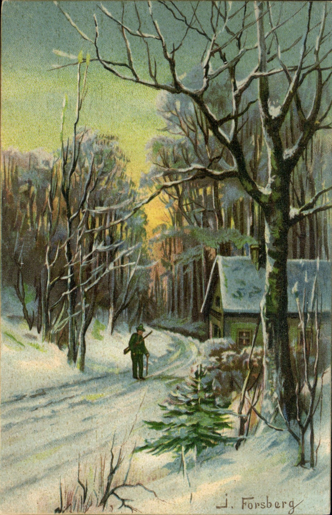 CPA Fantaisie Illustrateur Forsberg 