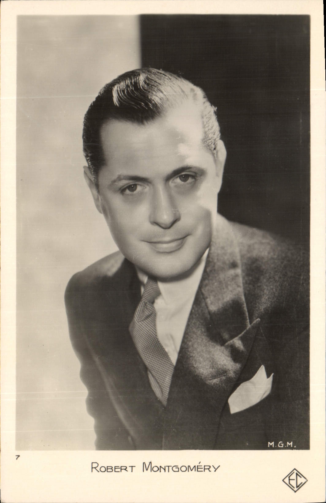 MODERN CARD Cinema Robert Montgomery