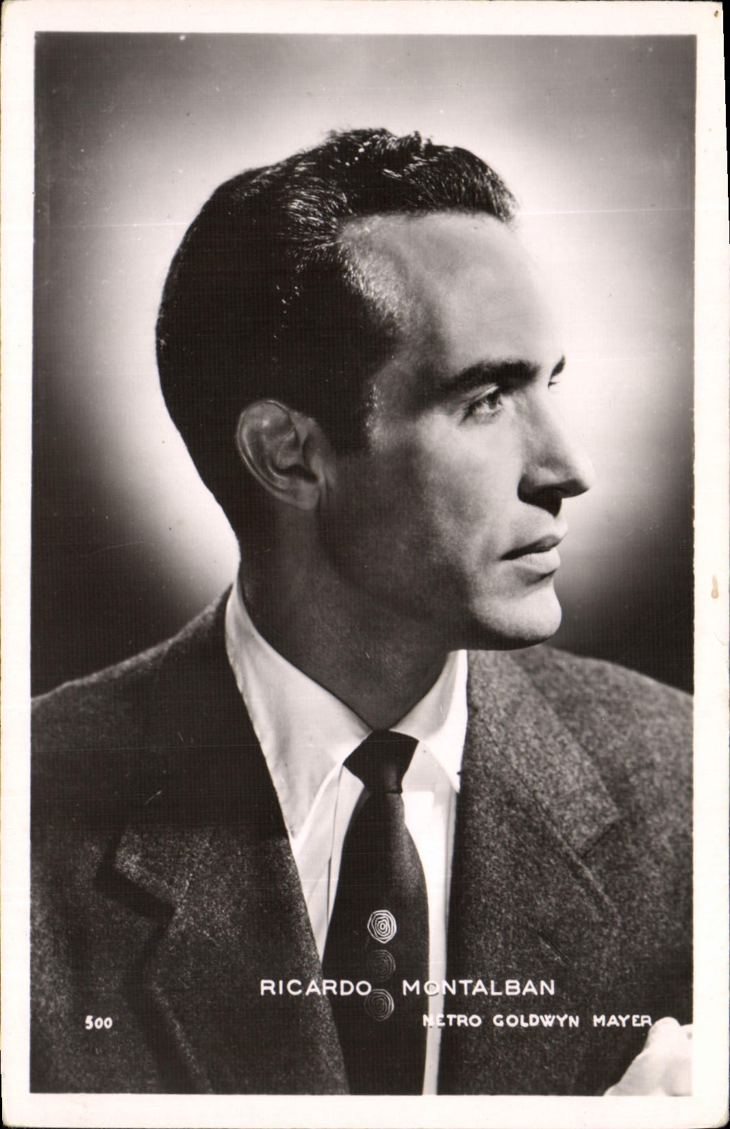 POSTAL MODERNA cine Ricardo Montalban