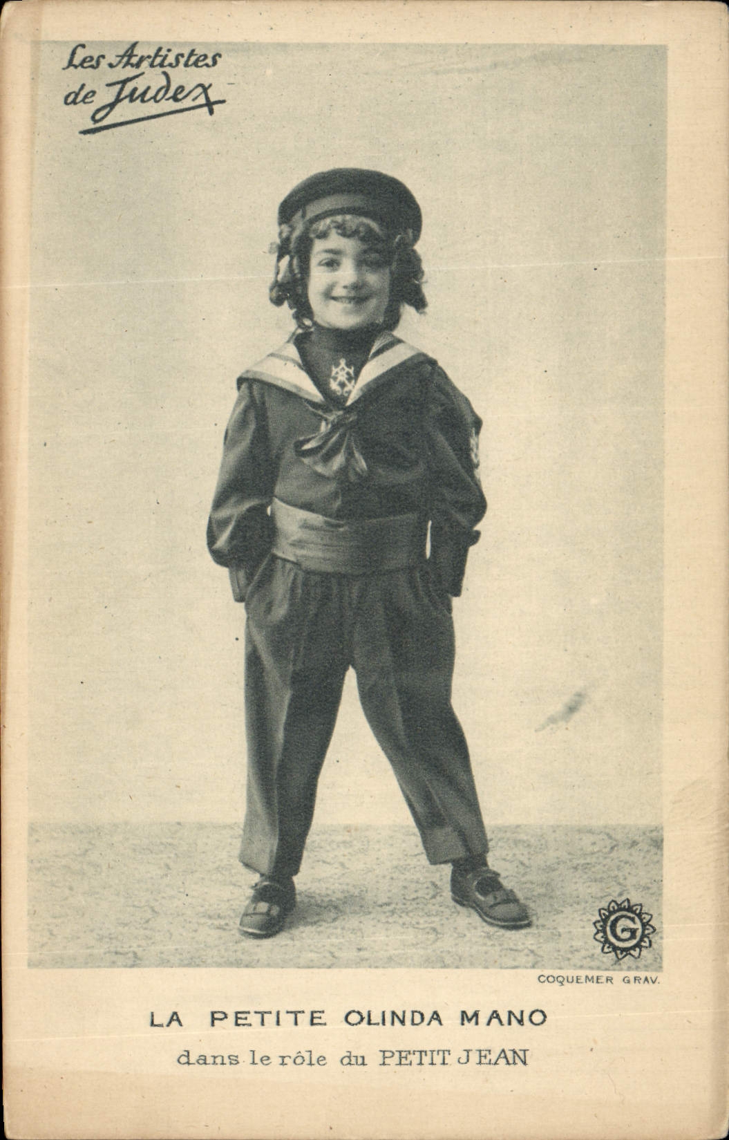 MODERN CARD Cinema small the olinda Mano in the role of the Small Jean