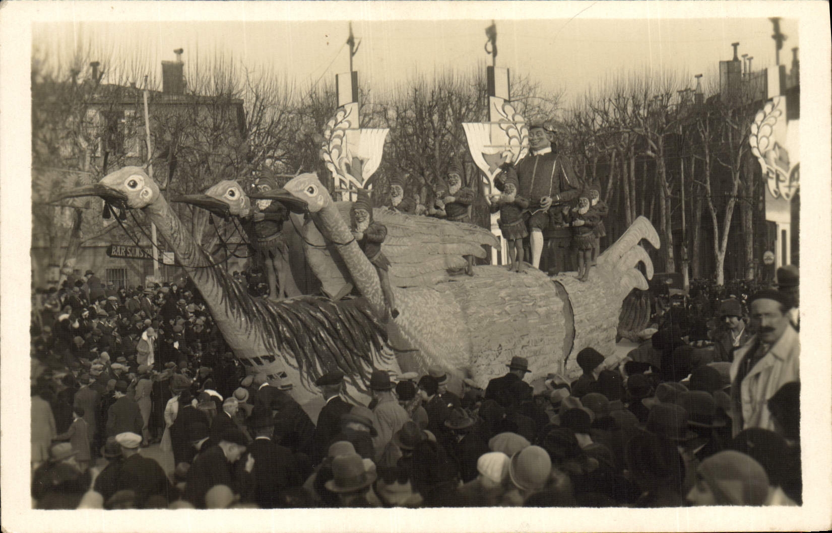 CARTE PHOTO Carnaval Lutin Fantaisie
