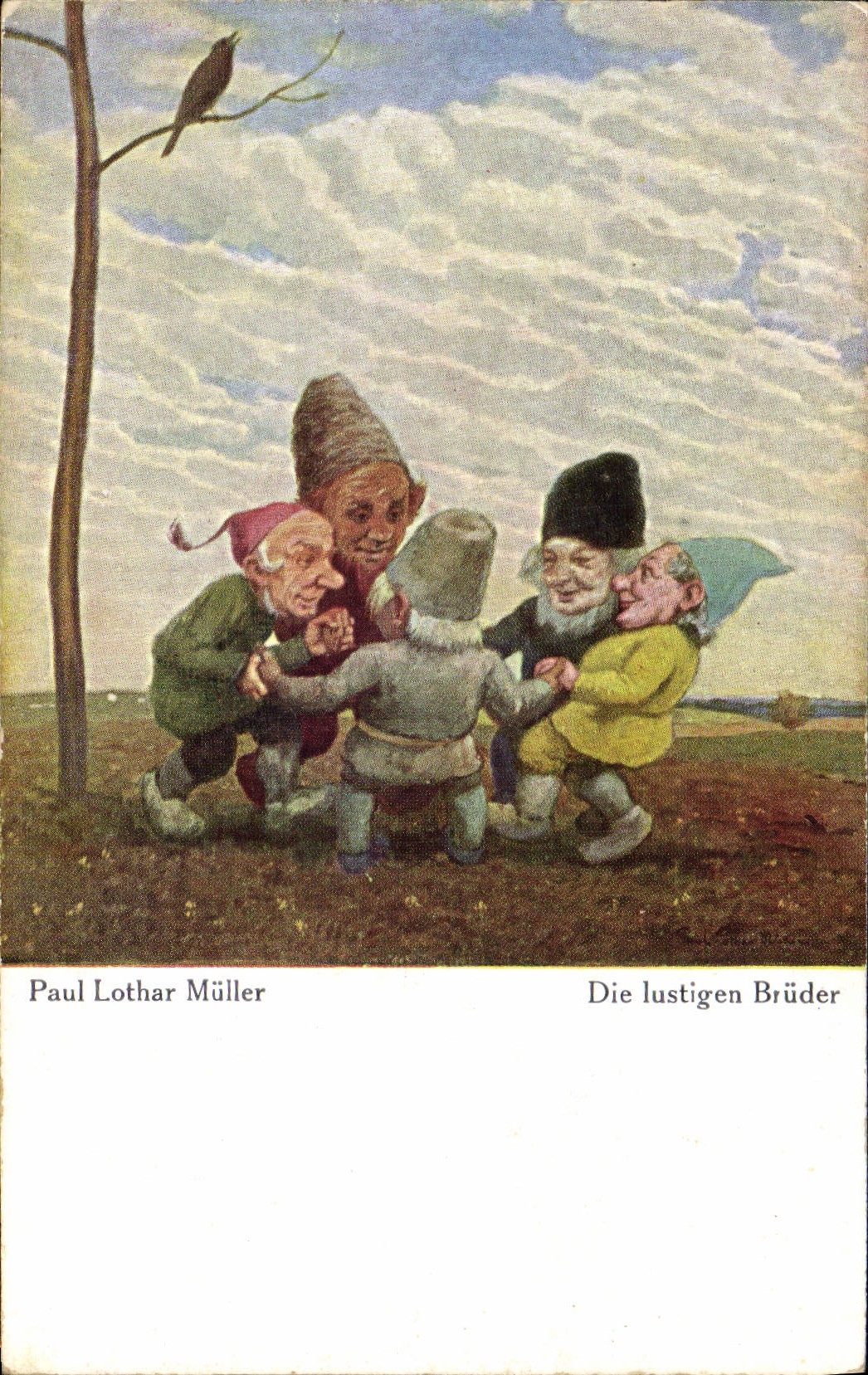 CPA Lutin Fantaisie Paul Lothar Muller