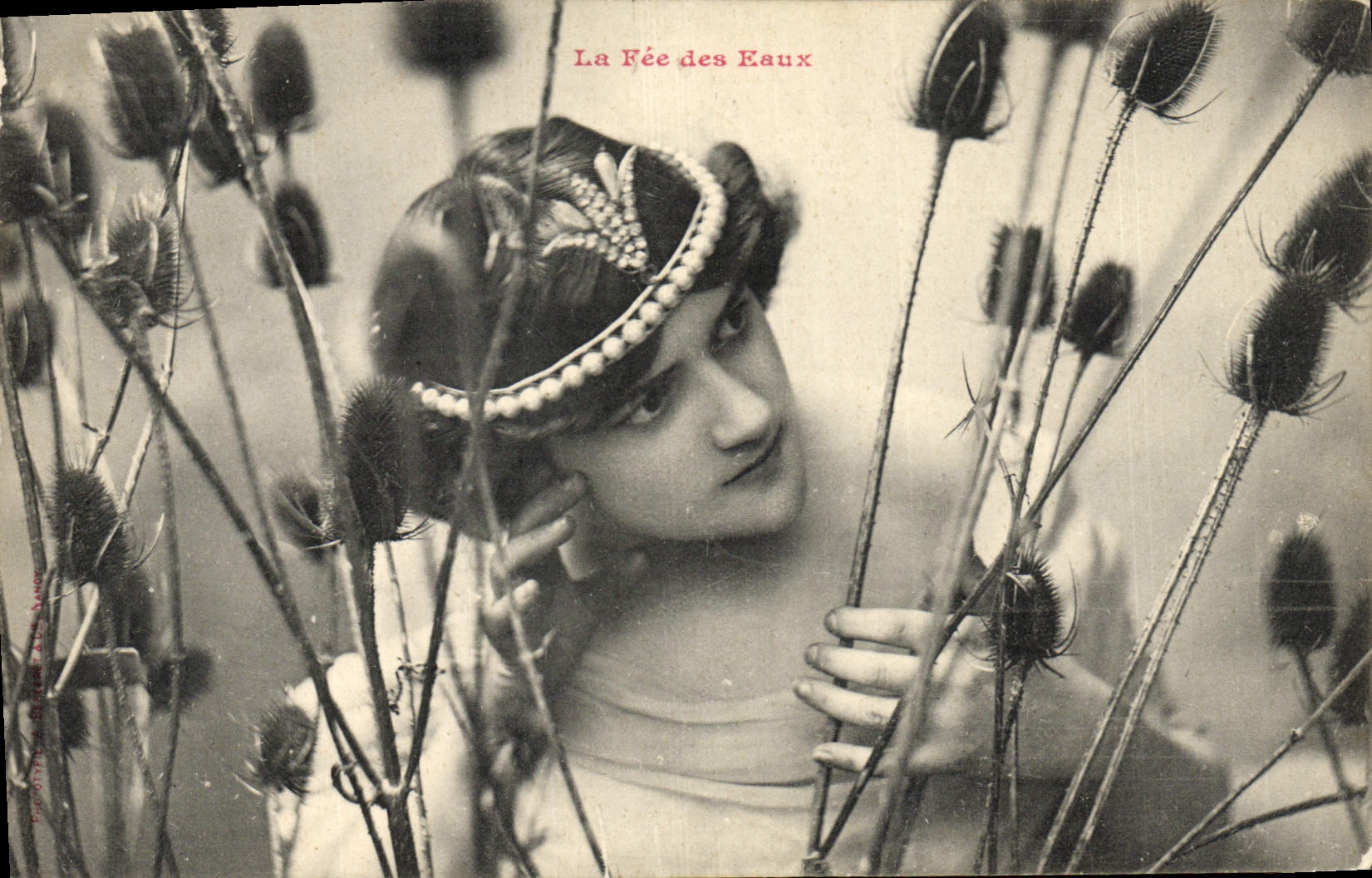 CPA Fantaisie Femme La fee des oiseaux 