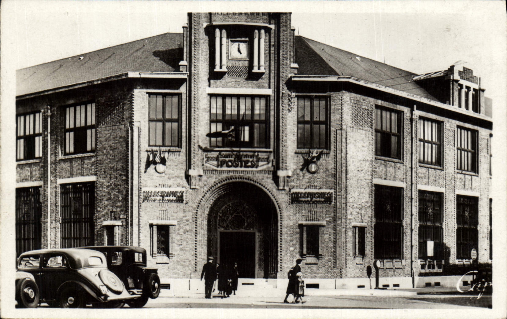 CPA Hotel des Postes Saint Quentin La poste