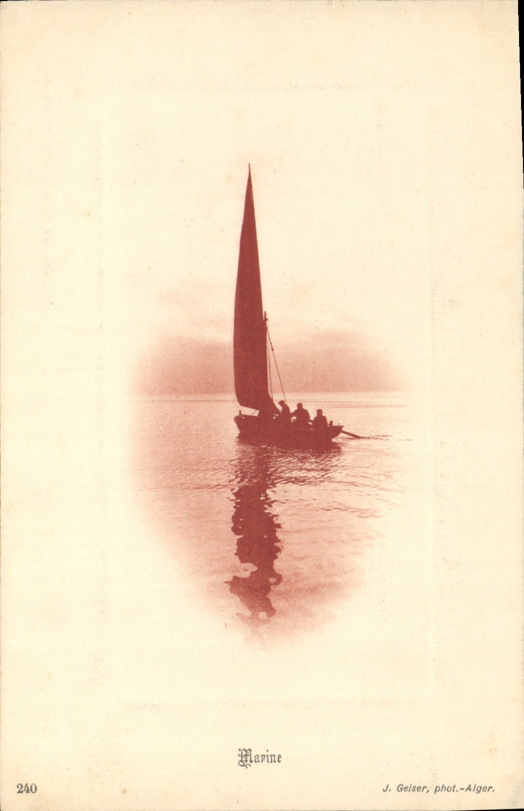 CPA Bateau Peche Marine