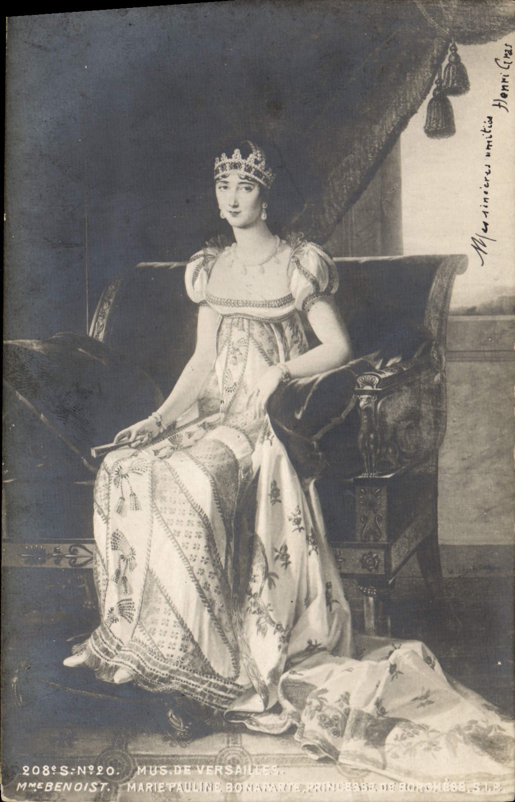 CPA Napoleon 1er Musee de Versailles Benoist Marie Pauline