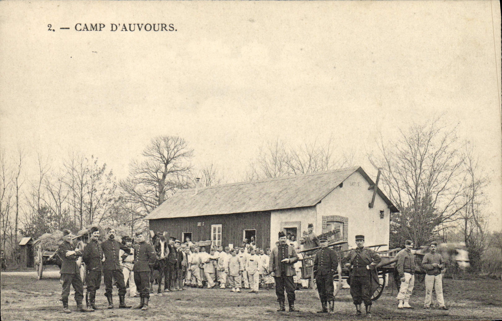 CPA Militaria Camp d'Auvours 