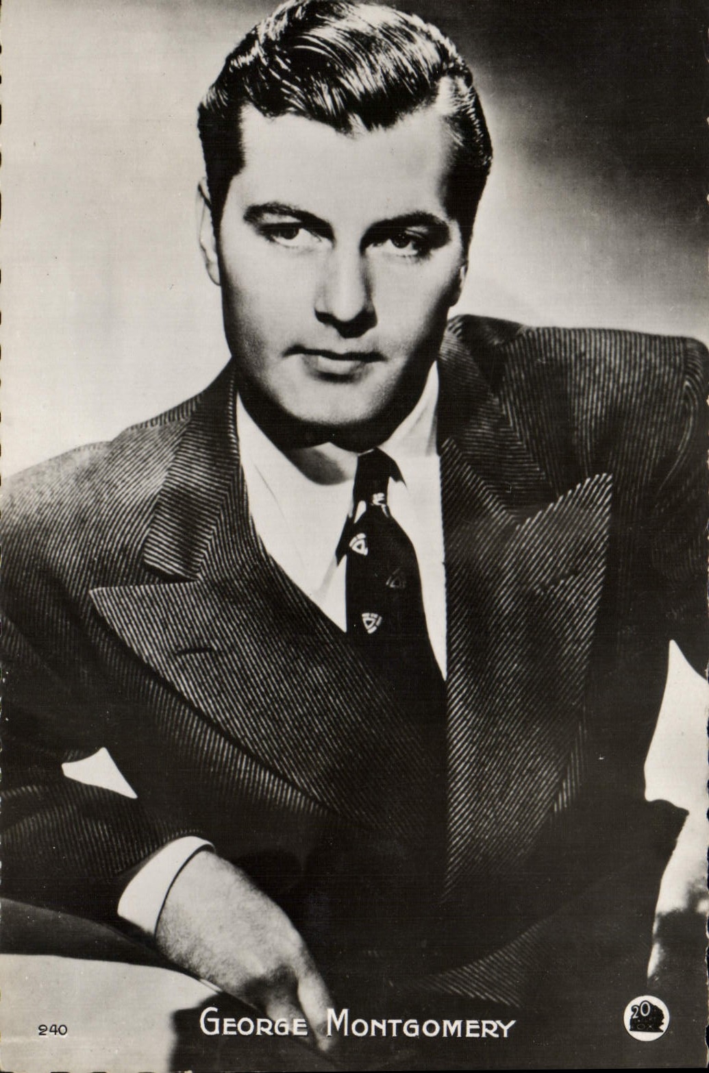 MODERN CARD Cinema George Montgomery