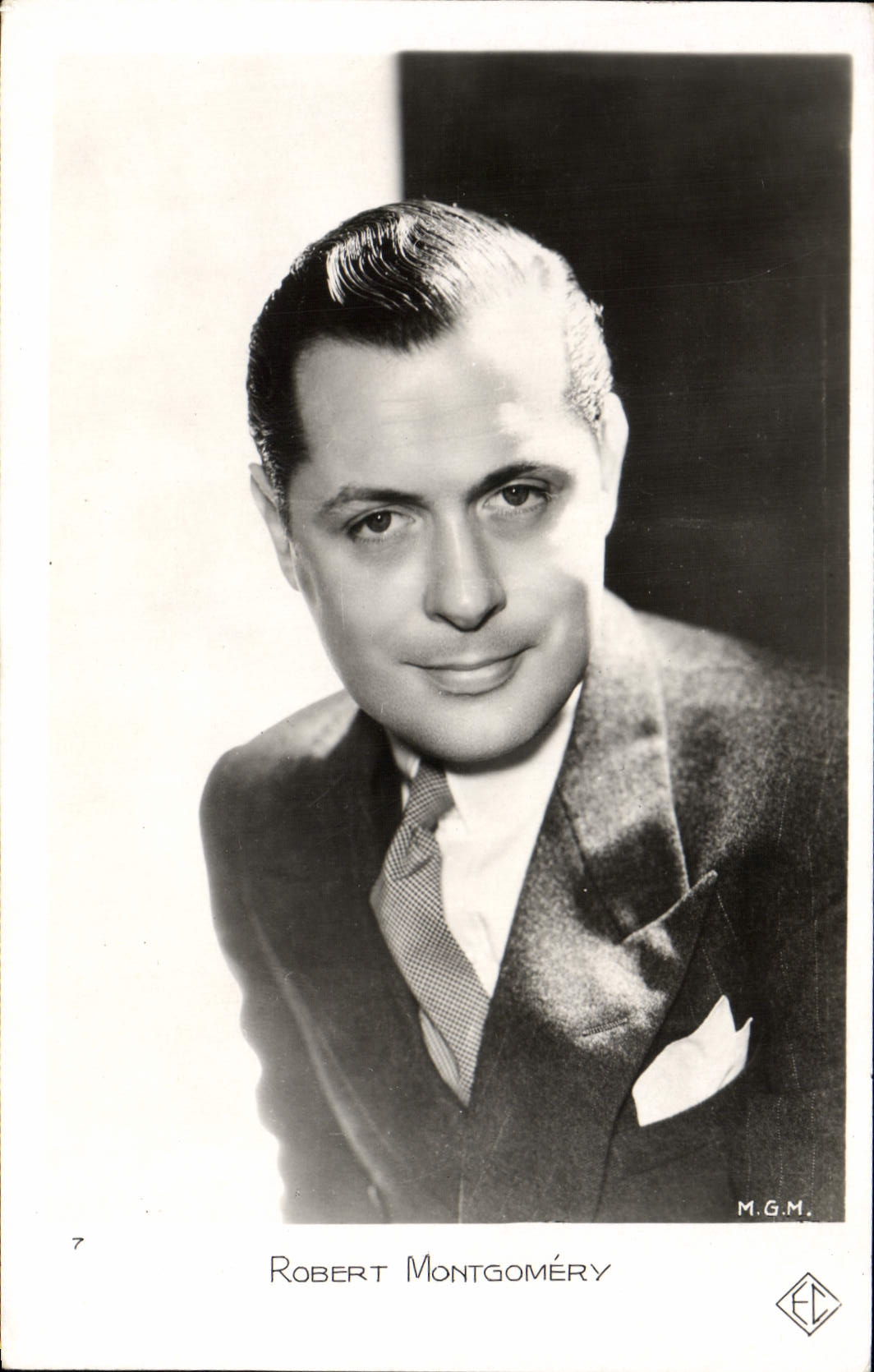 MODERN CARD Cinema Robrt Montgomery