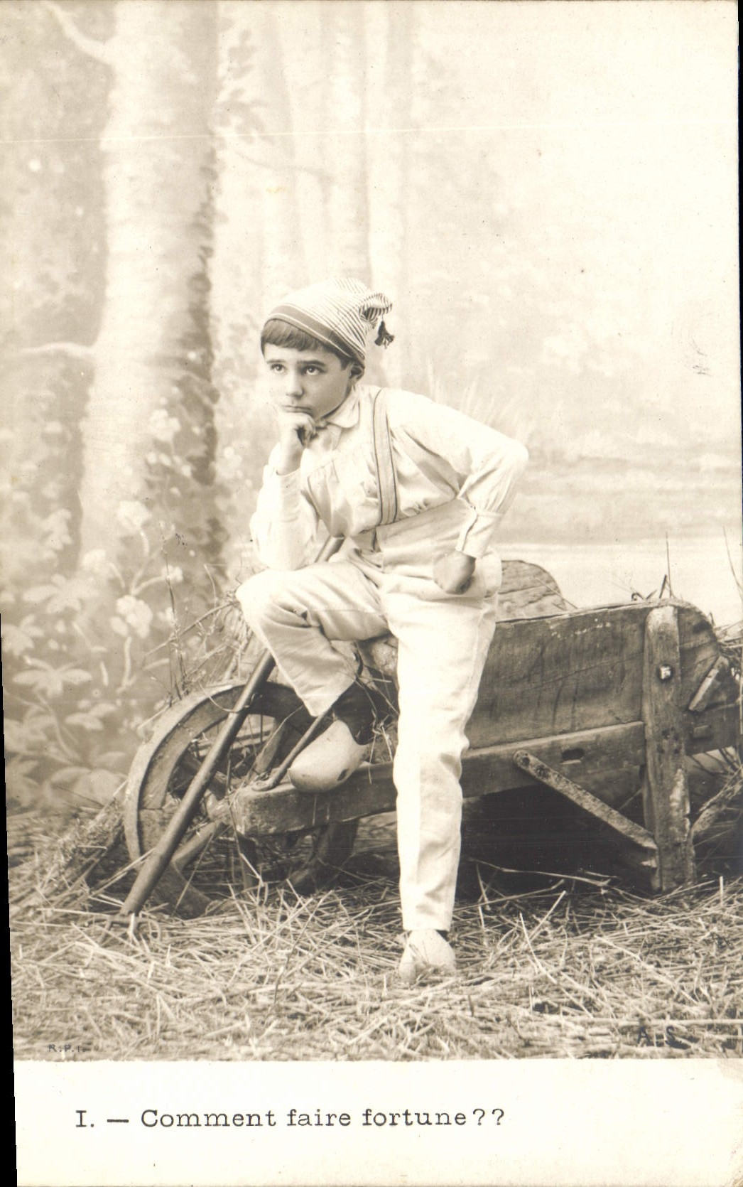 CPA Cartes Postales Enfant Marchand de cartes postales