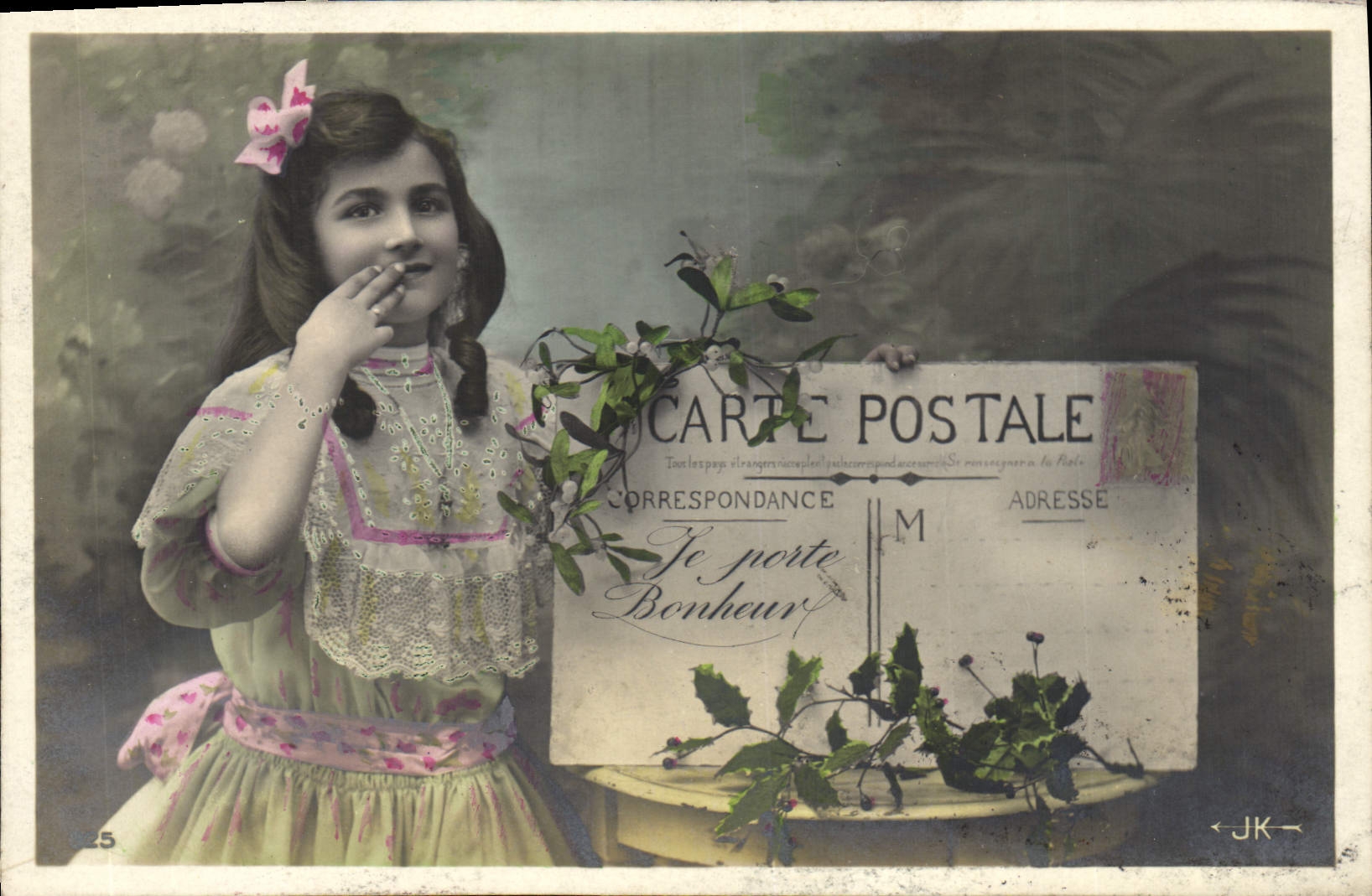 VINTAGE POSTCARD Postcards Child Sower 10c