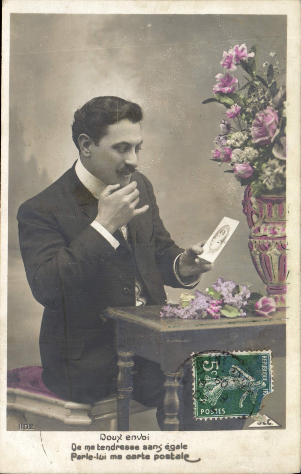 VINTAGE POSTCARD Postcards Man