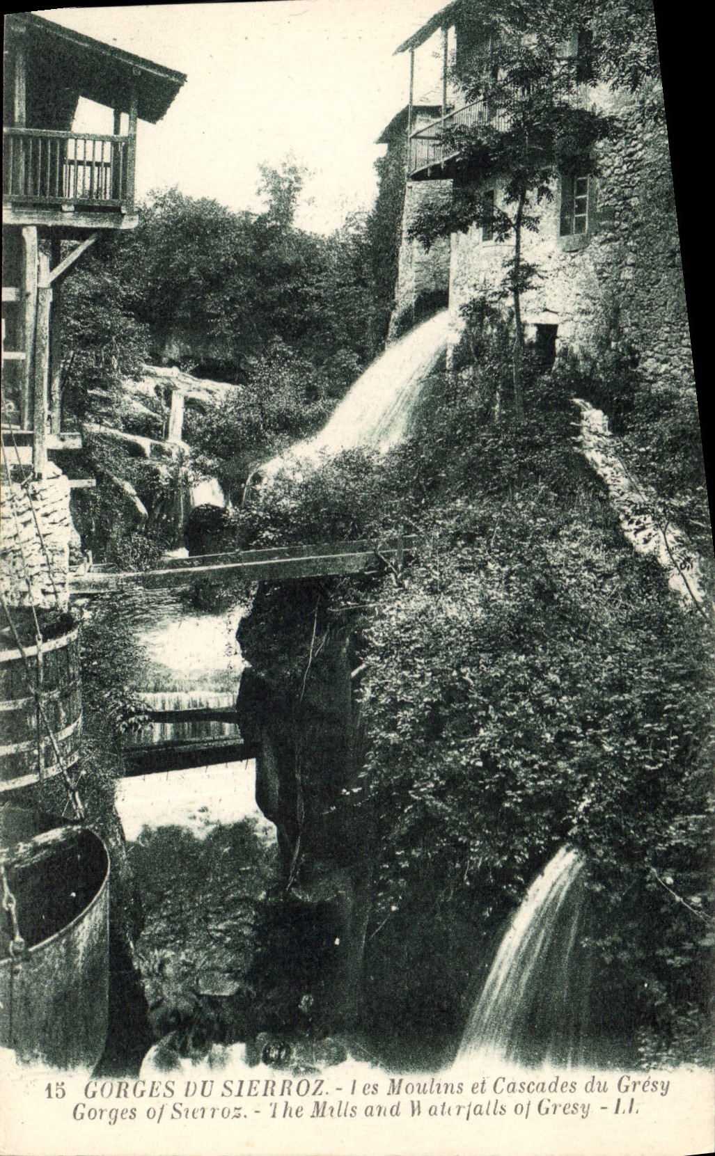 CPA Moulin Gorges de Sierroz Les moulins de Gresy