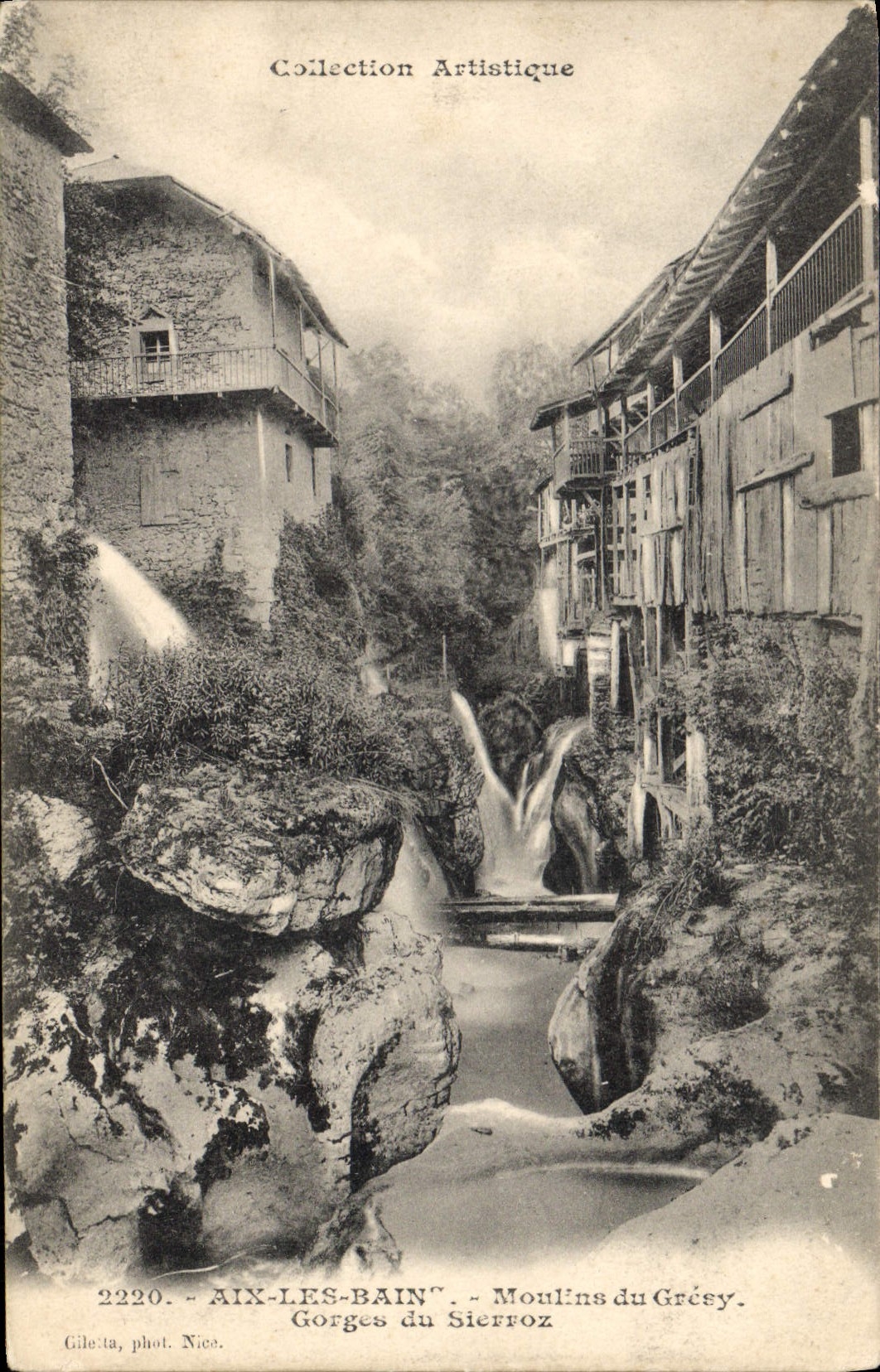 CPA Moulin Gorges de Sierroz Les moulins de Gresy