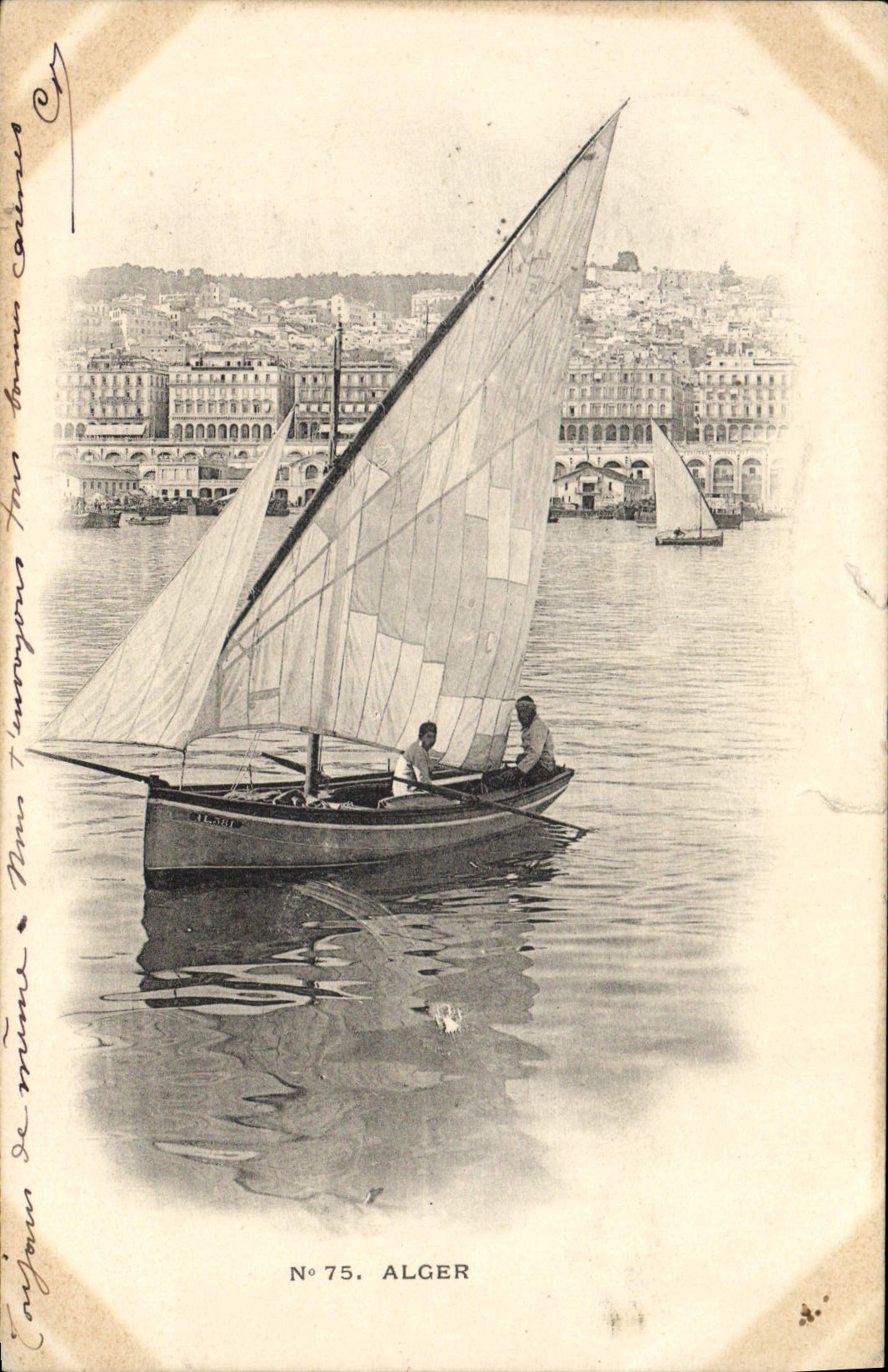 CPA Bateau de peche Alger Algérie
