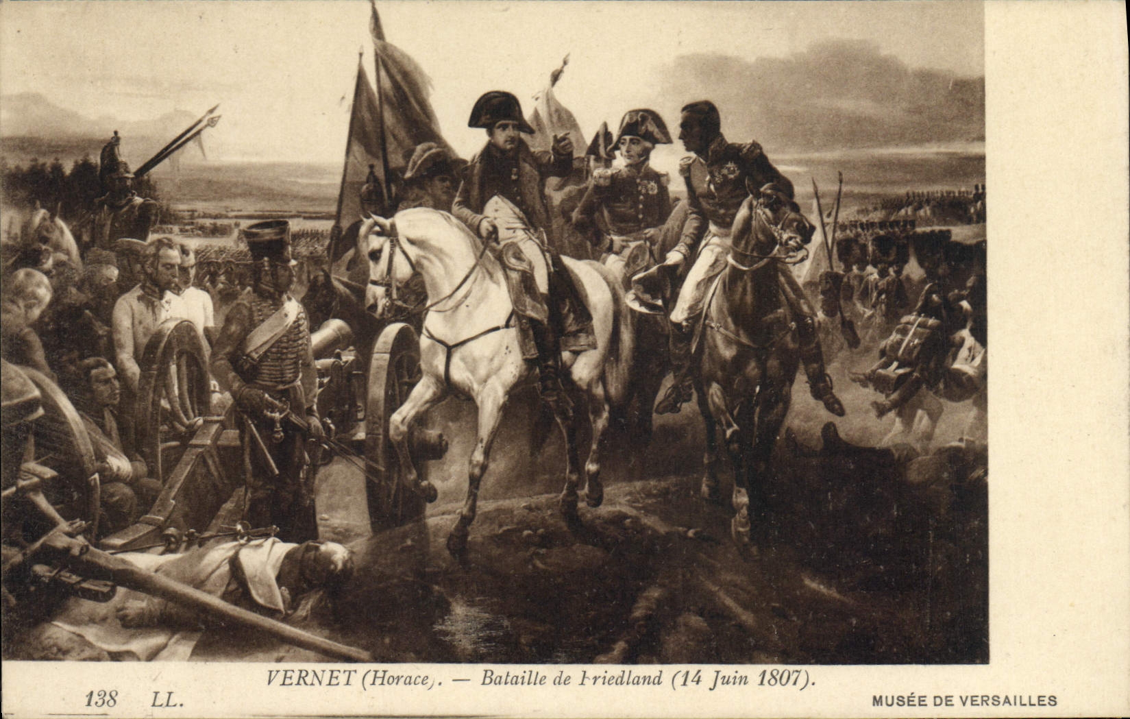 CPA Napoleon 1er Musee de Versailles Vernet Bataille de Friedland 1807