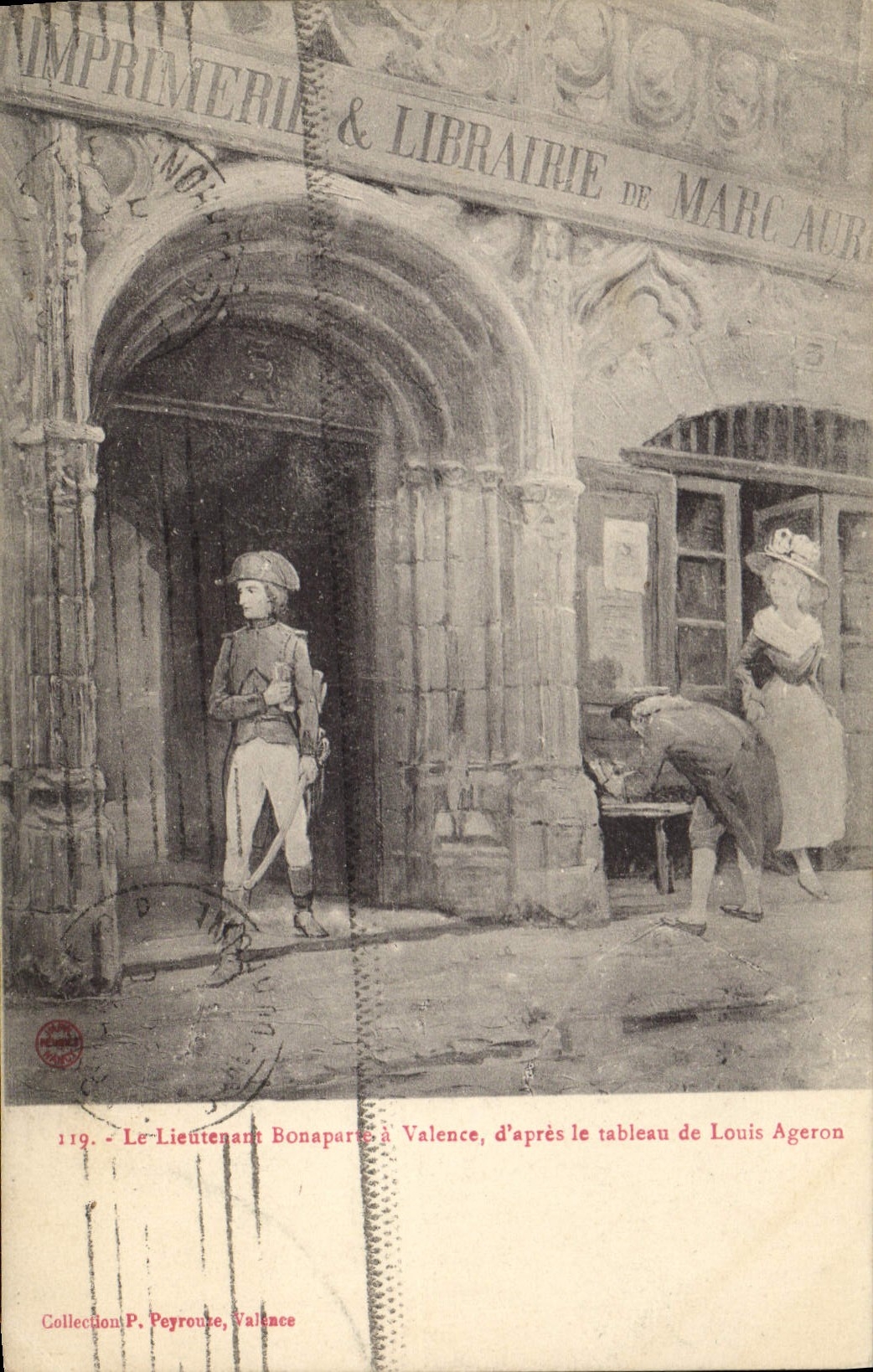 CPA Napoleon 1er Le lieutenant Bonaparte a Valence Louis Ageron 