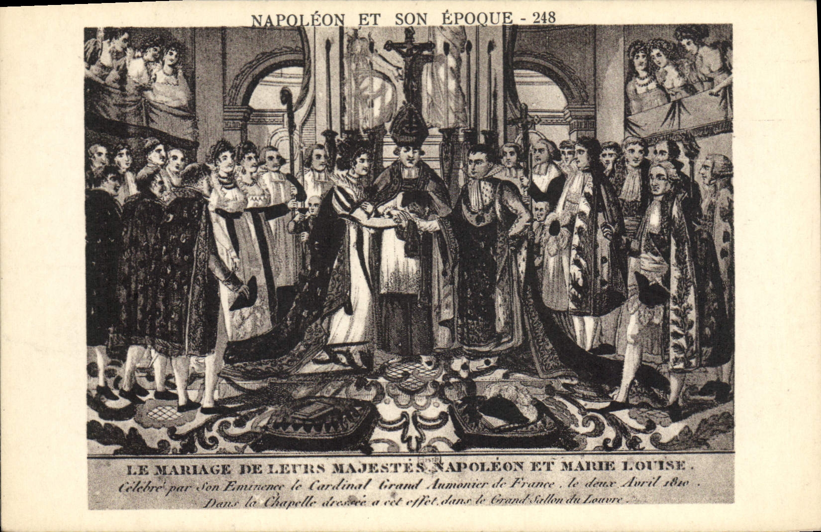 CPA Napoleon 1er La mariage de leurs majestes Napoleon et Marie Louise 