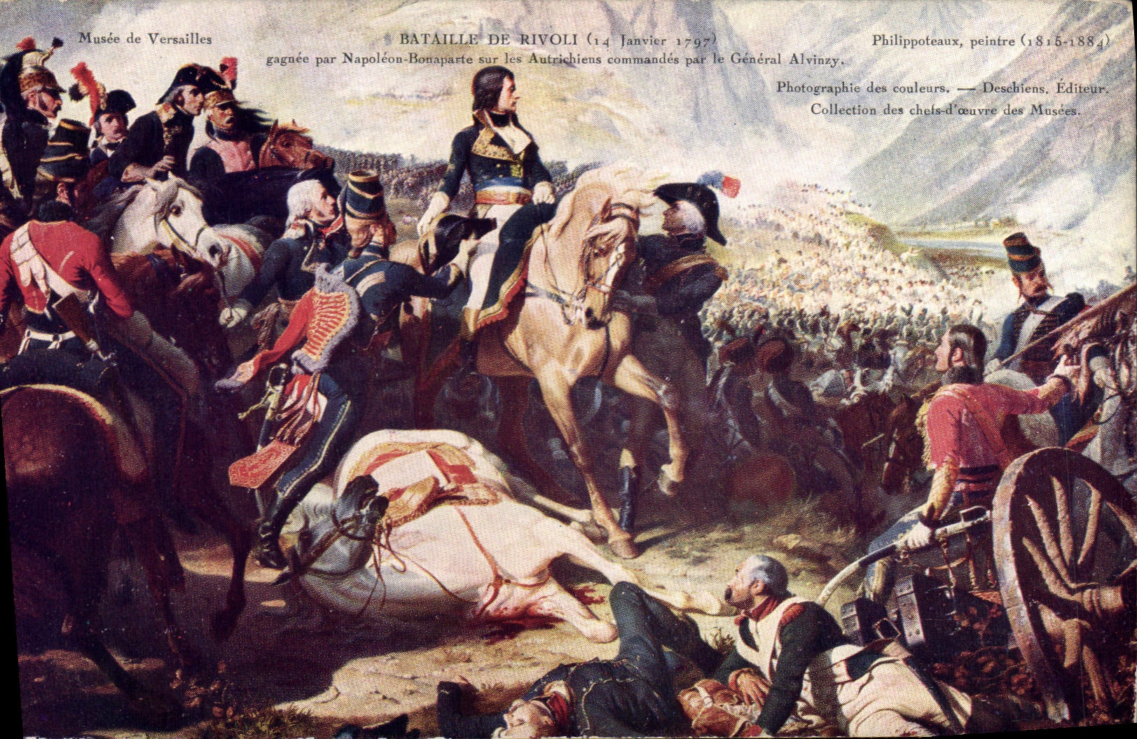 CPA Napoleon 1er Bataille de Rivoli 1797 Musee de Versailles 