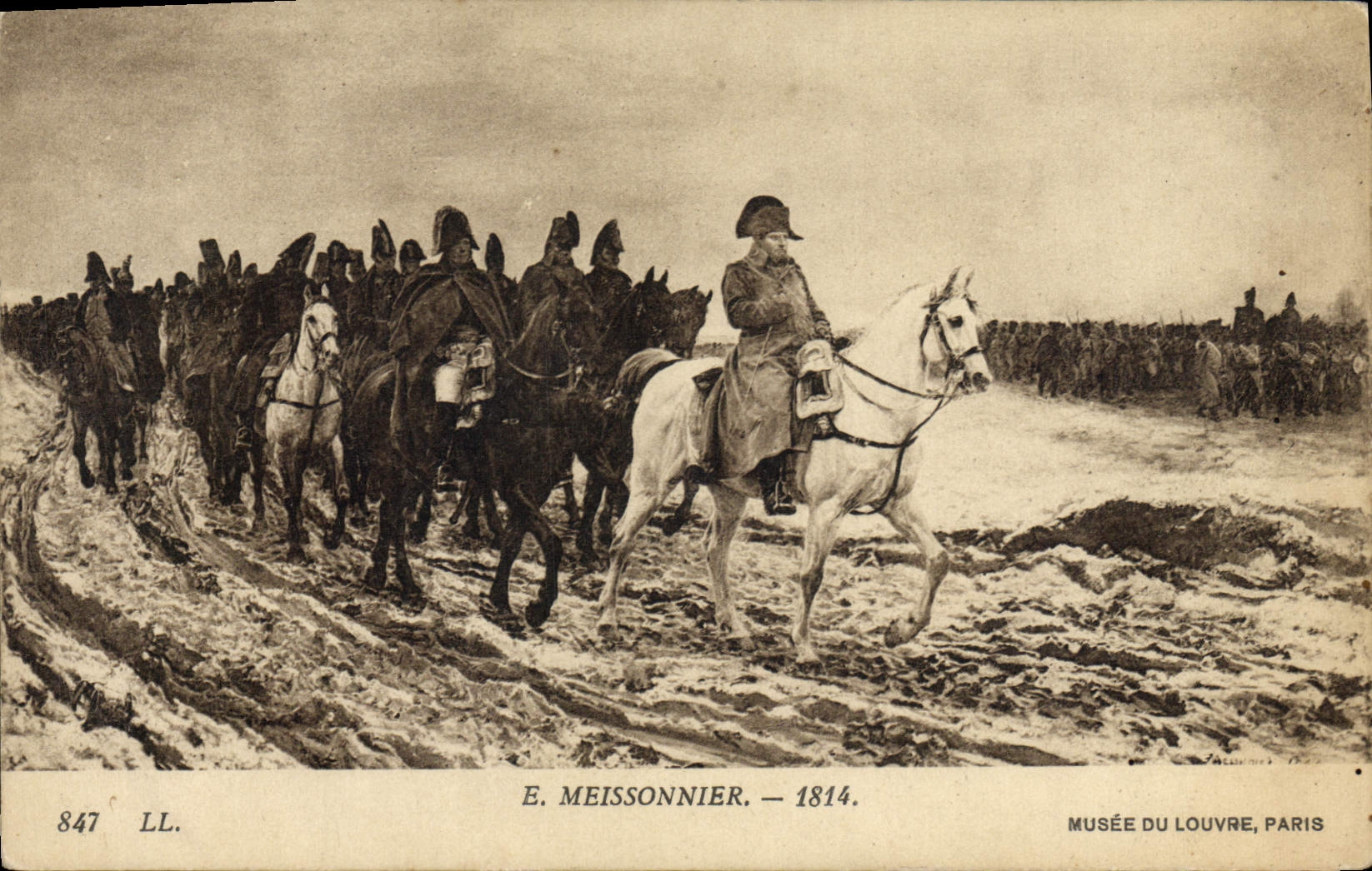 CPA Napoleon 1er Meissonnier 1814 Musee du Louvre Paris 