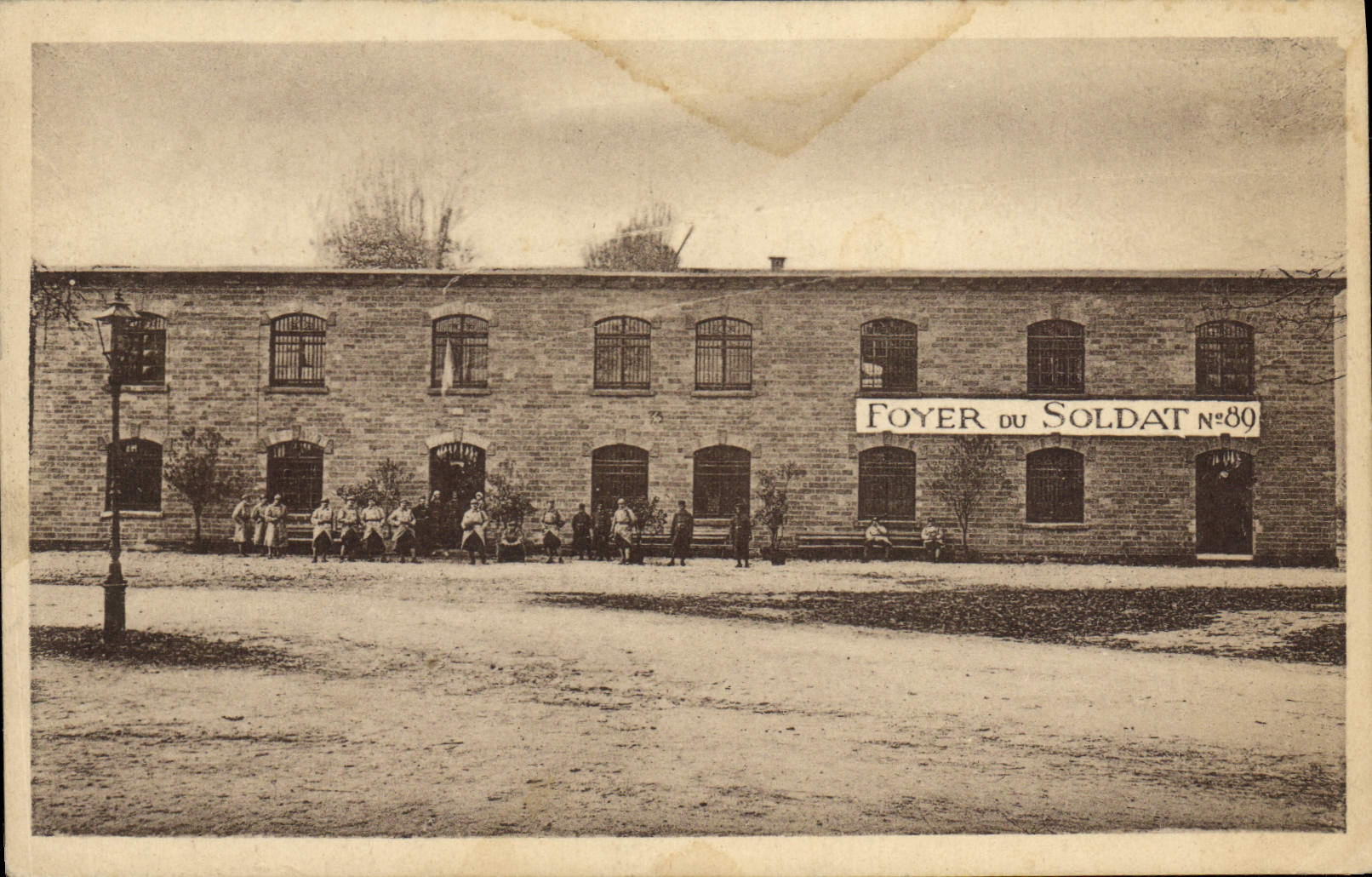 CPA Militaria Foyer du soldat Germersheim a Rh