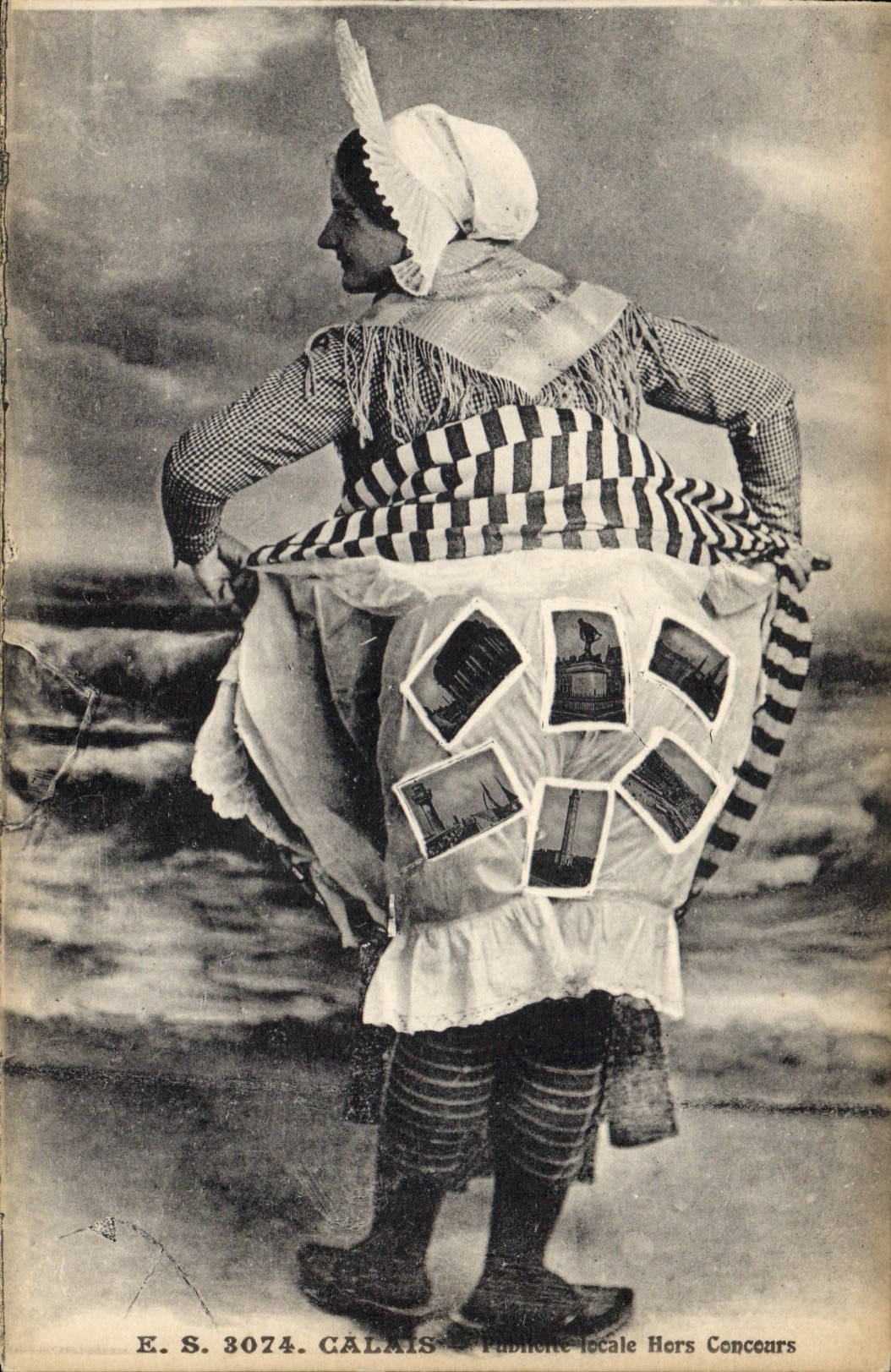 VINTAGE POSTCARD Postcards Calais local Publicity except contest