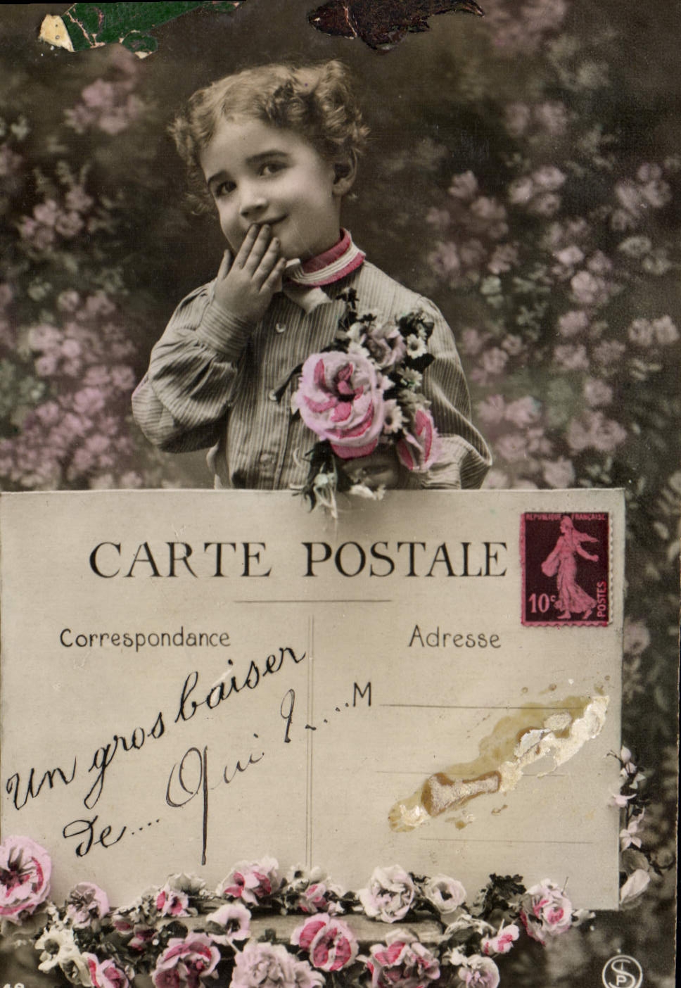 CPA Cartes Postales Enfant