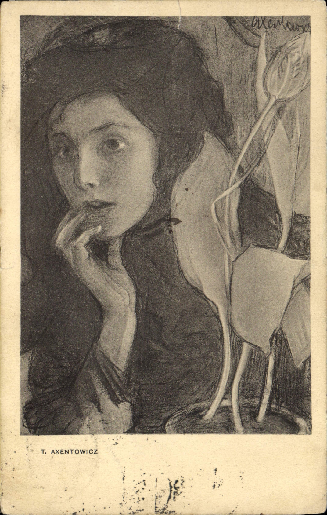 VINTAGE POSTCARD Fantasy Axentowicz Illustrator