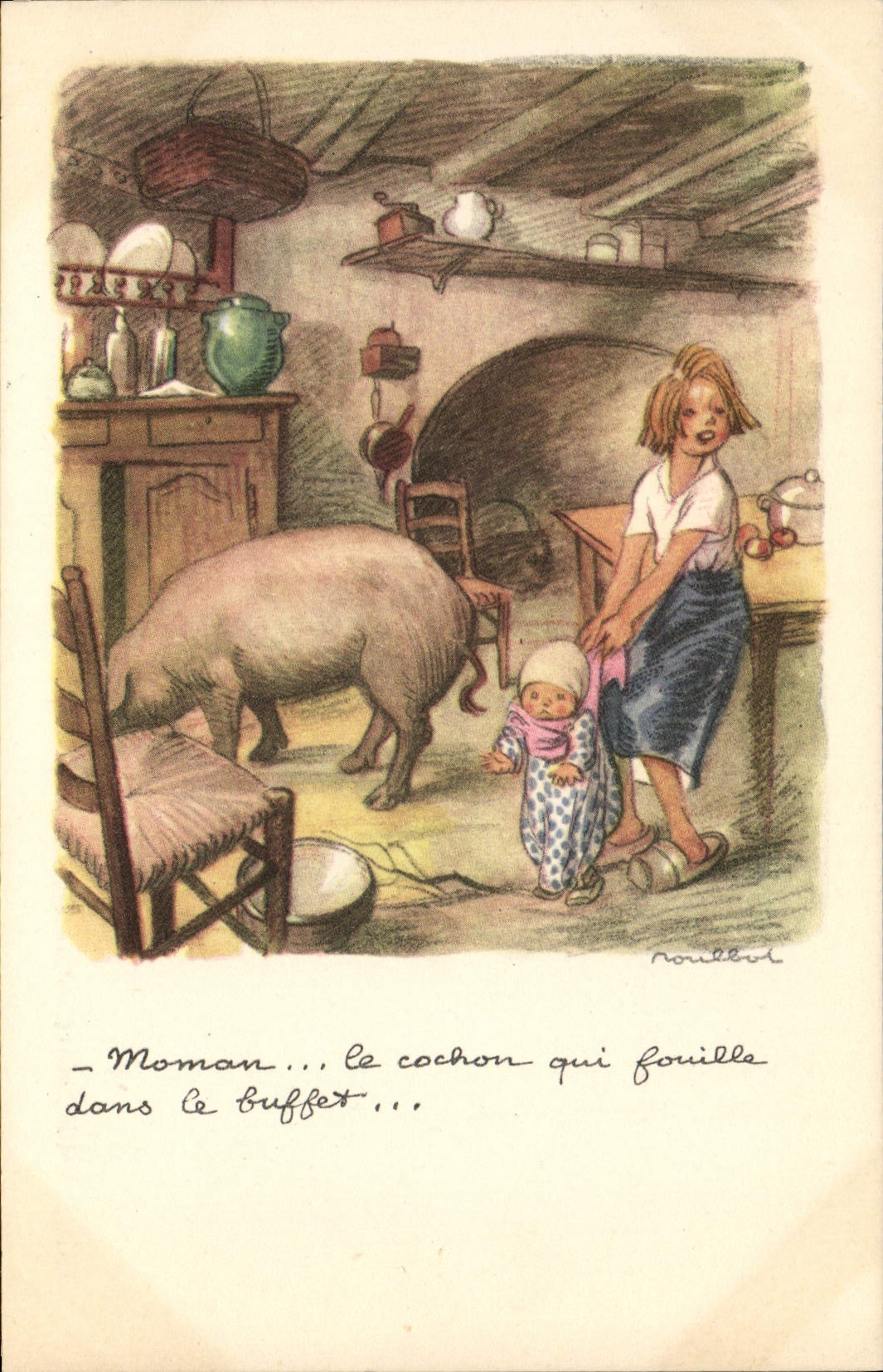CPA Fantaisie Illustrateur Poulbot 