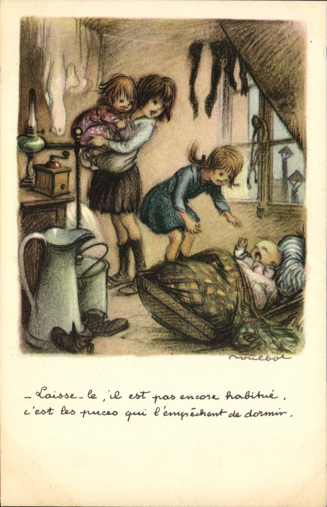 CPA Fantaisie Illustrateur Poulbot 