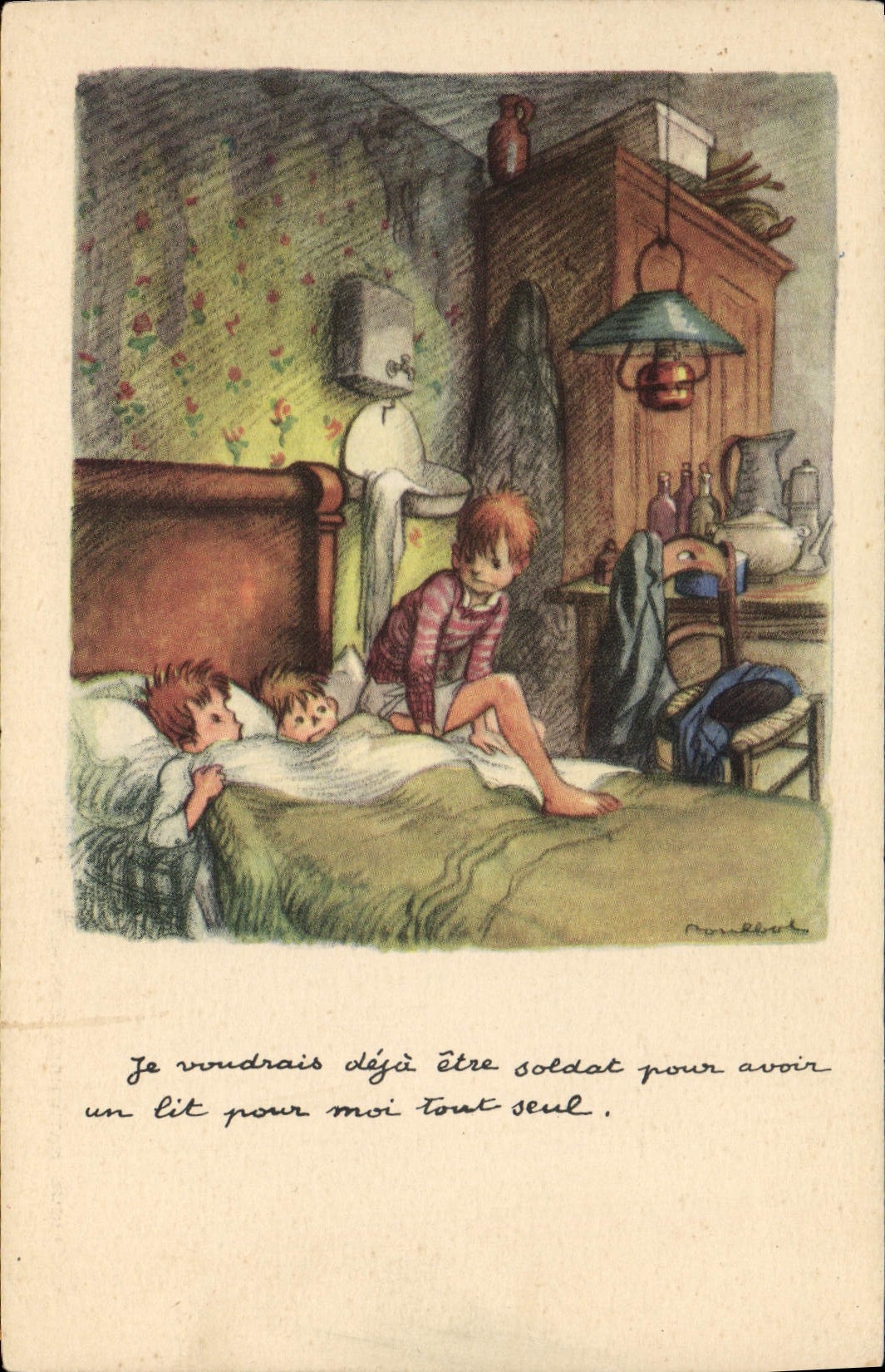 CPA Fantaisie Illustrateur Poulbot 