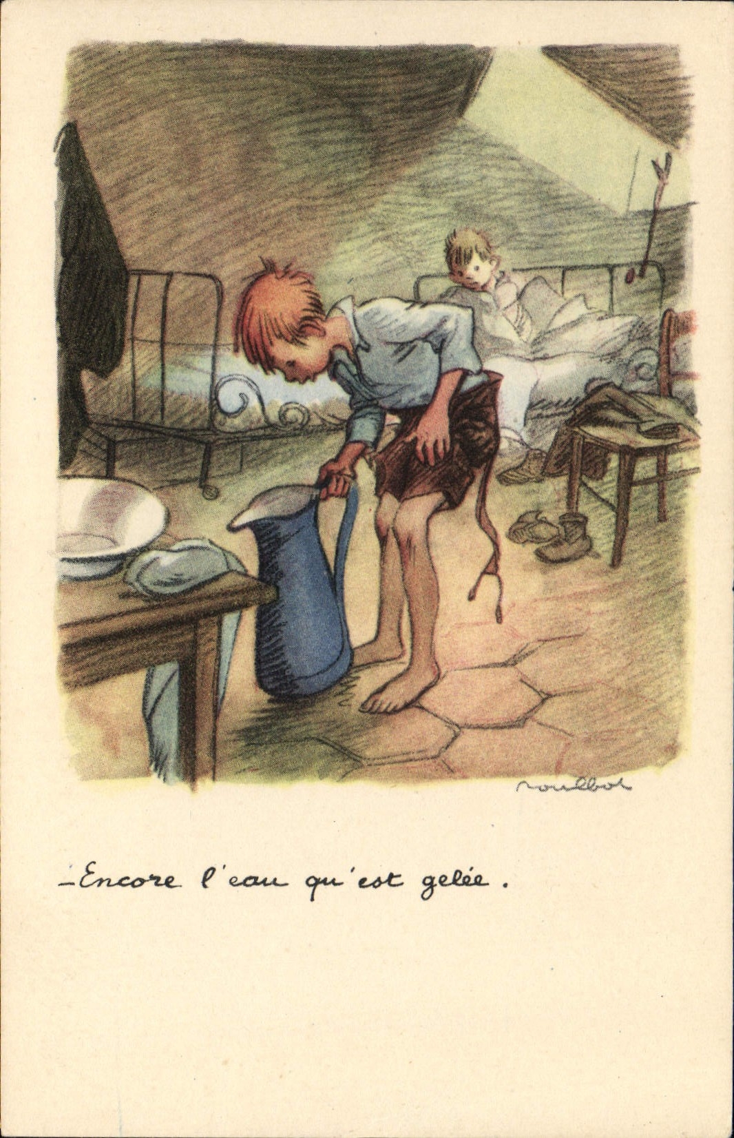 CPA Fantaisie Illustrateur Poulbot 