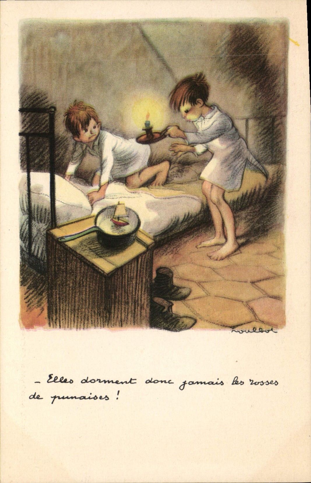 CPA Fantaisie Illustrateur Poulbot 