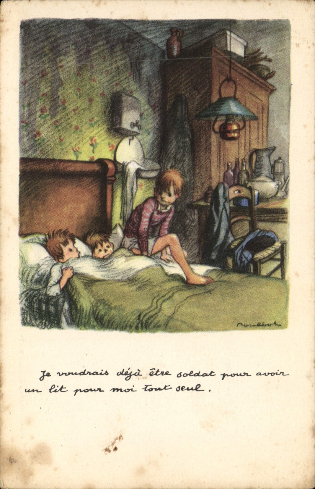 CPA Fantaisie Illustrateur Poulbot 
