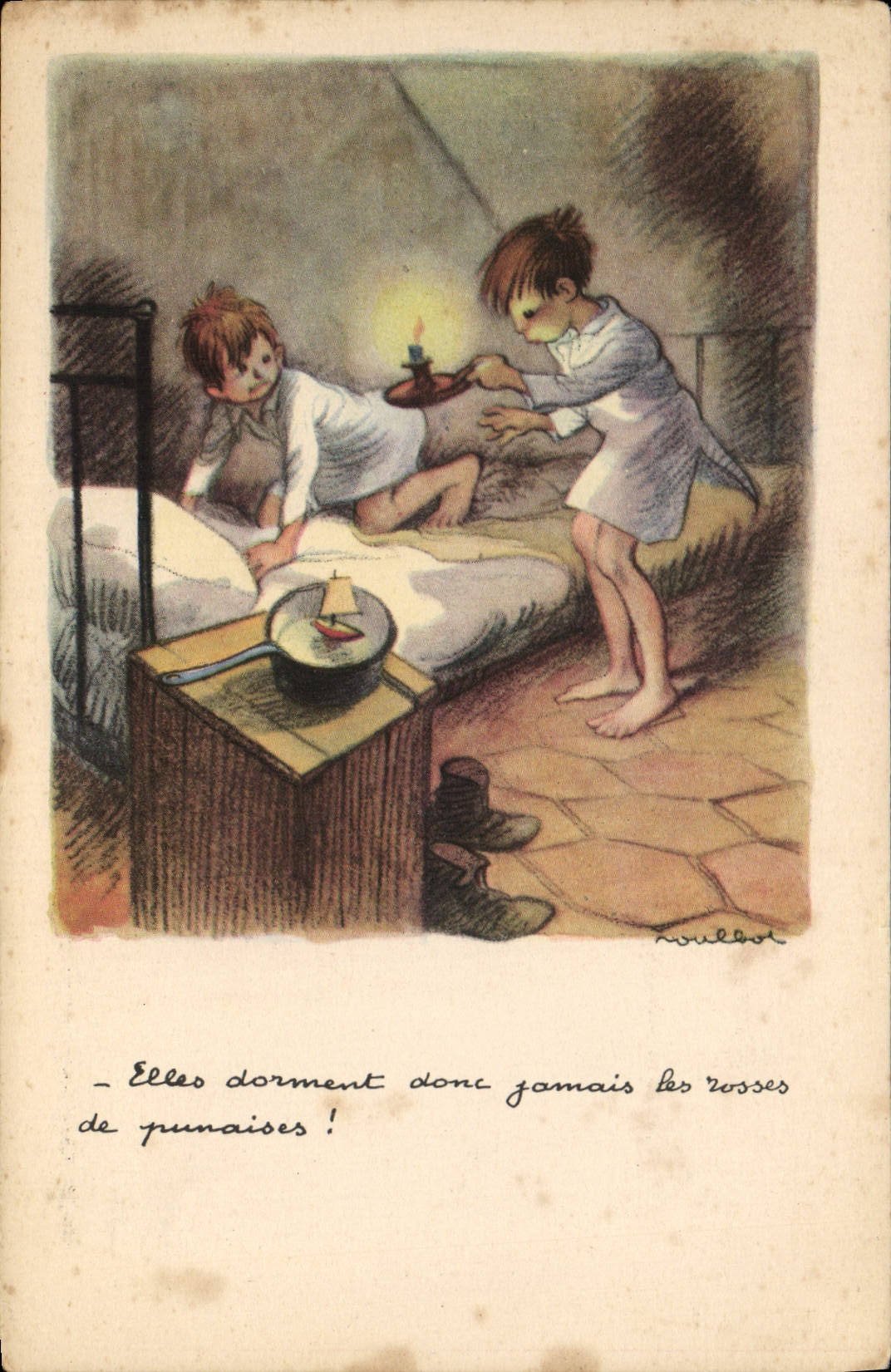 CPA Fantaisie Illustrateur Poulbot 