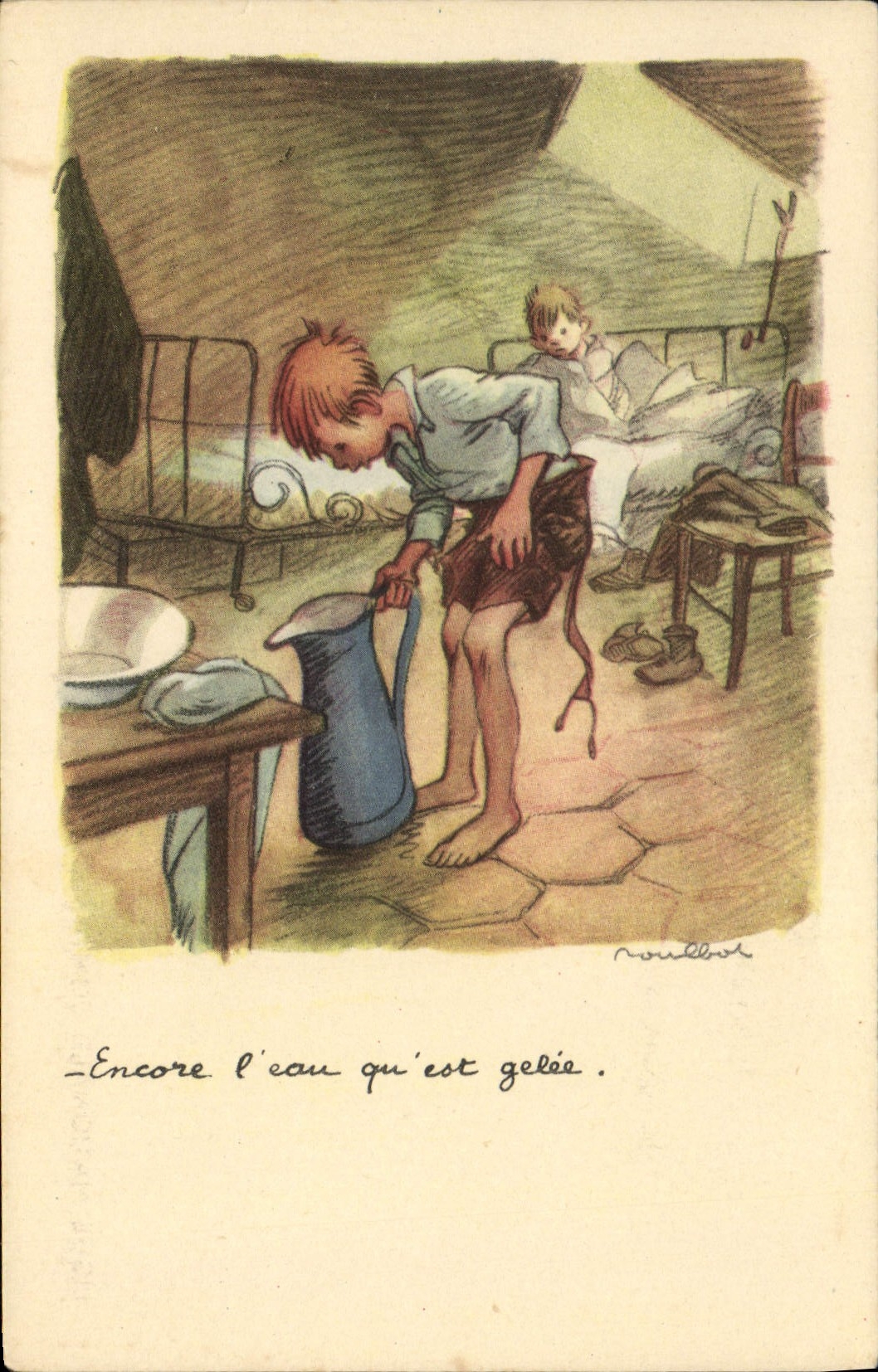 CPA Fantaisie Illustrateur Poulbot 