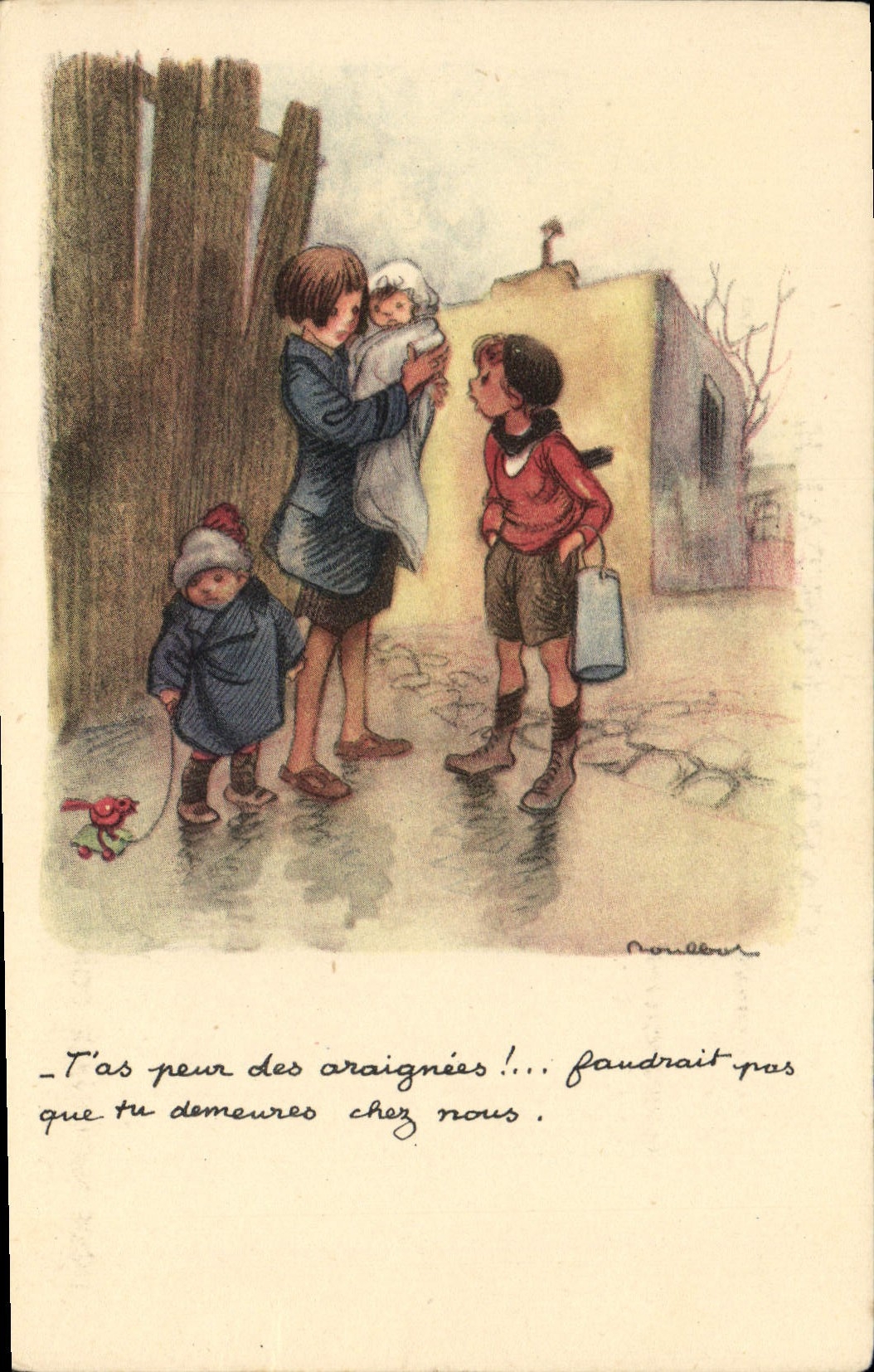 CPA Fantaisie Illustrateur Poulbot 