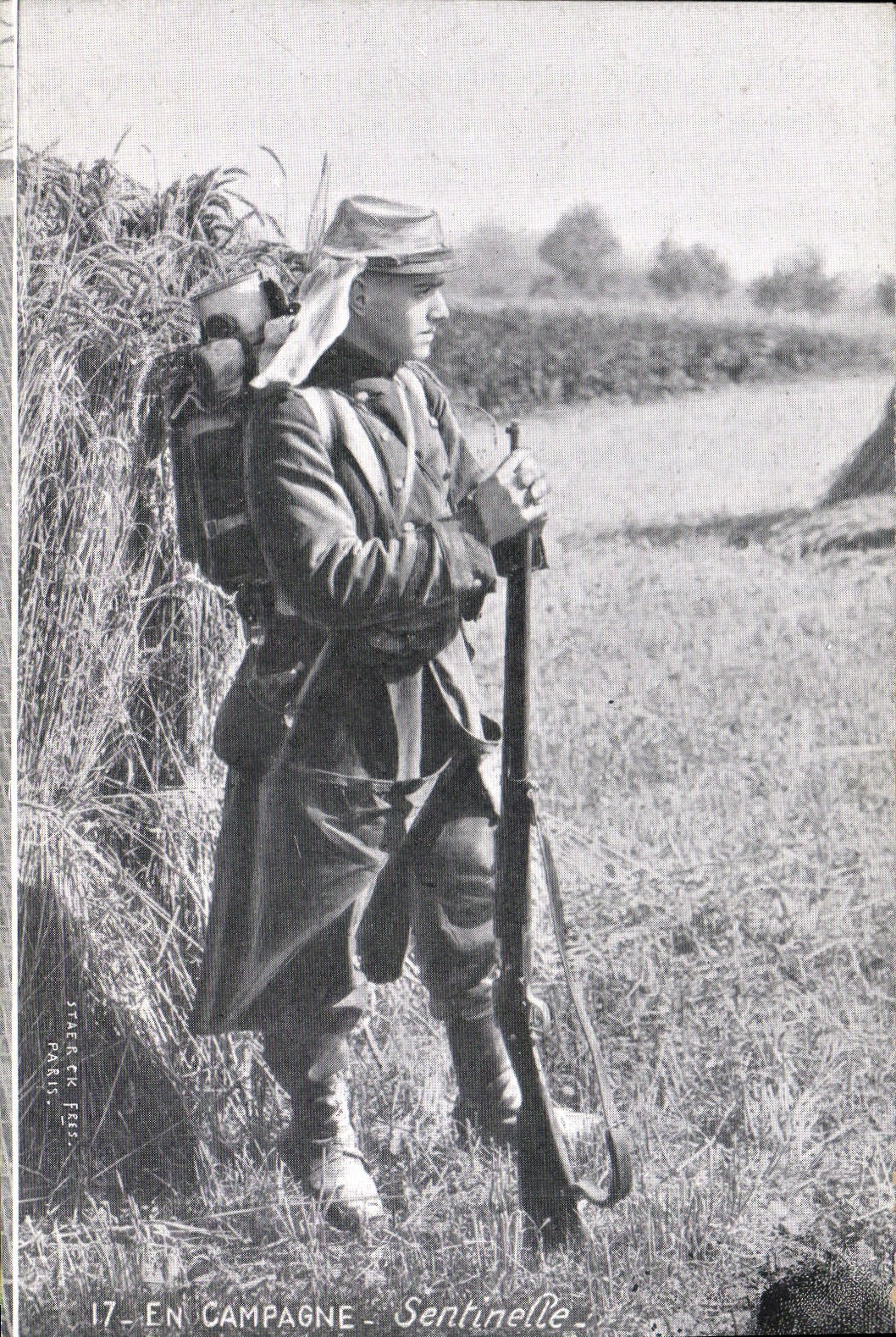 CPA Militaria Sentinelle