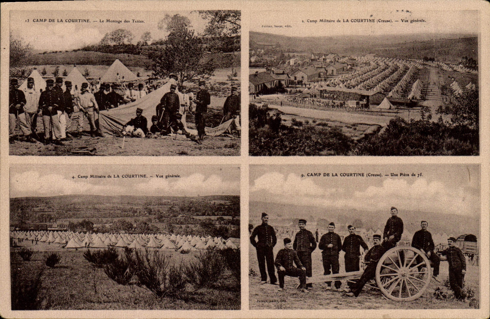 CPA Militaria Camp de la Courtine