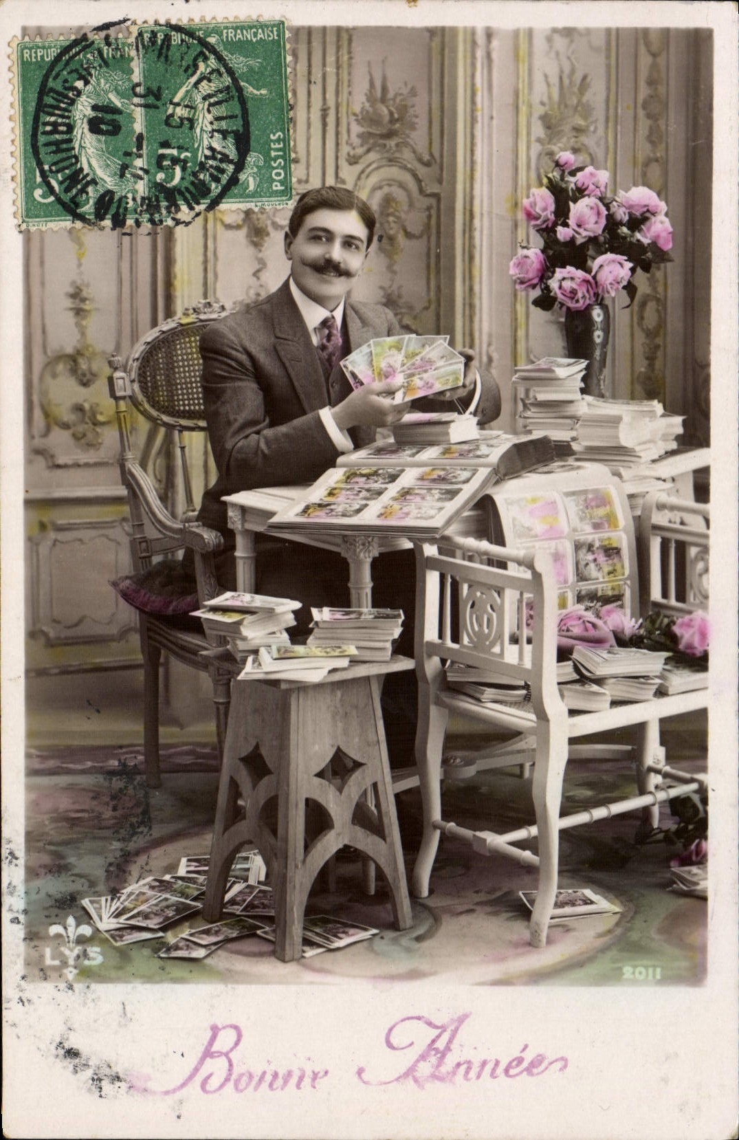 VINTAGE POSTCARD Fantasy Man Postcards